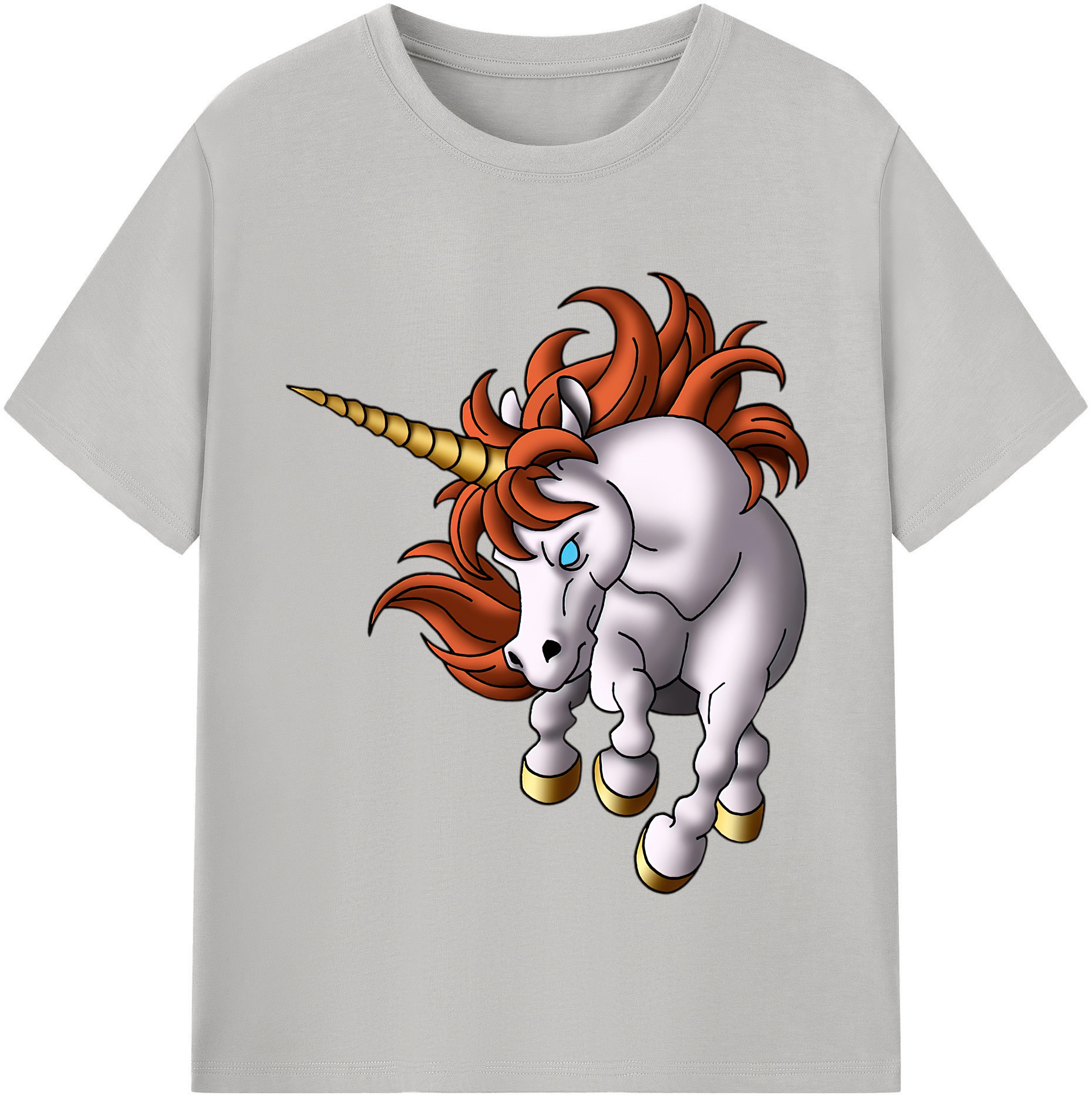 （画像用） ドラゴンクエスト Doragon Kuesuto Dragon Quest 綿100％半袖Tシャツ（フロントプリント）