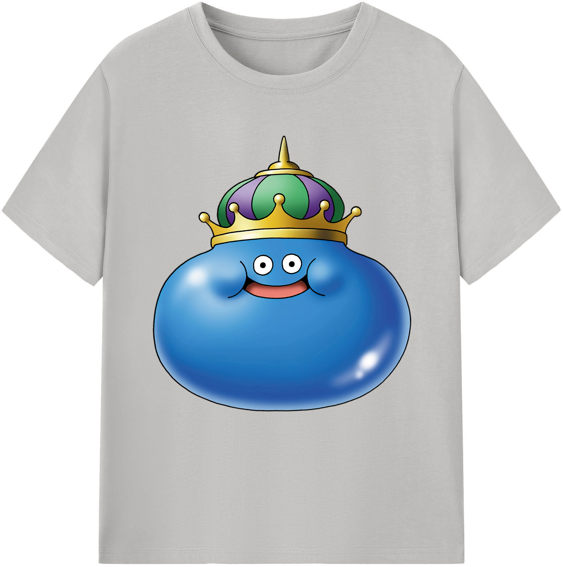 （画像用） ドラゴンクエスト Doragon Kuesuto Dragon Quest 綿100％半袖Tシャツ（フロントプリント）