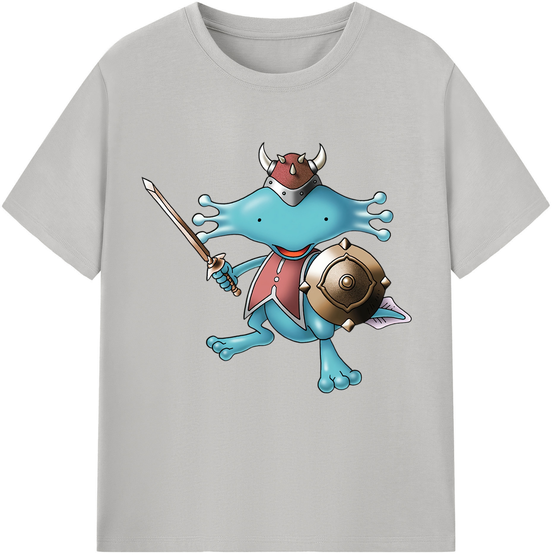 （画像用） ドラゴンクエスト Doragon Kuesuto Dragon Quest 綿100％半袖Tシャツ（フロントプリント）