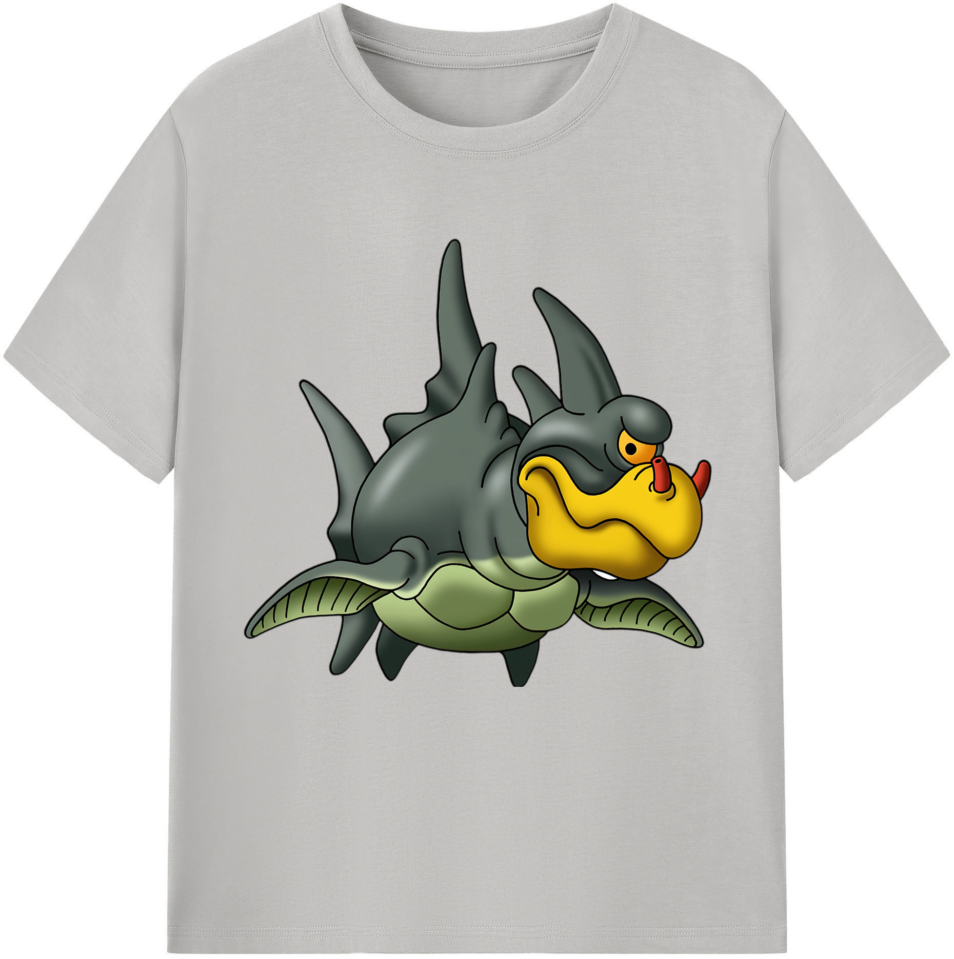 （画像用） ドラゴンクエスト Doragon Kuesuto Dragon Quest 綿100％半袖Tシャツ（フロントプリント）