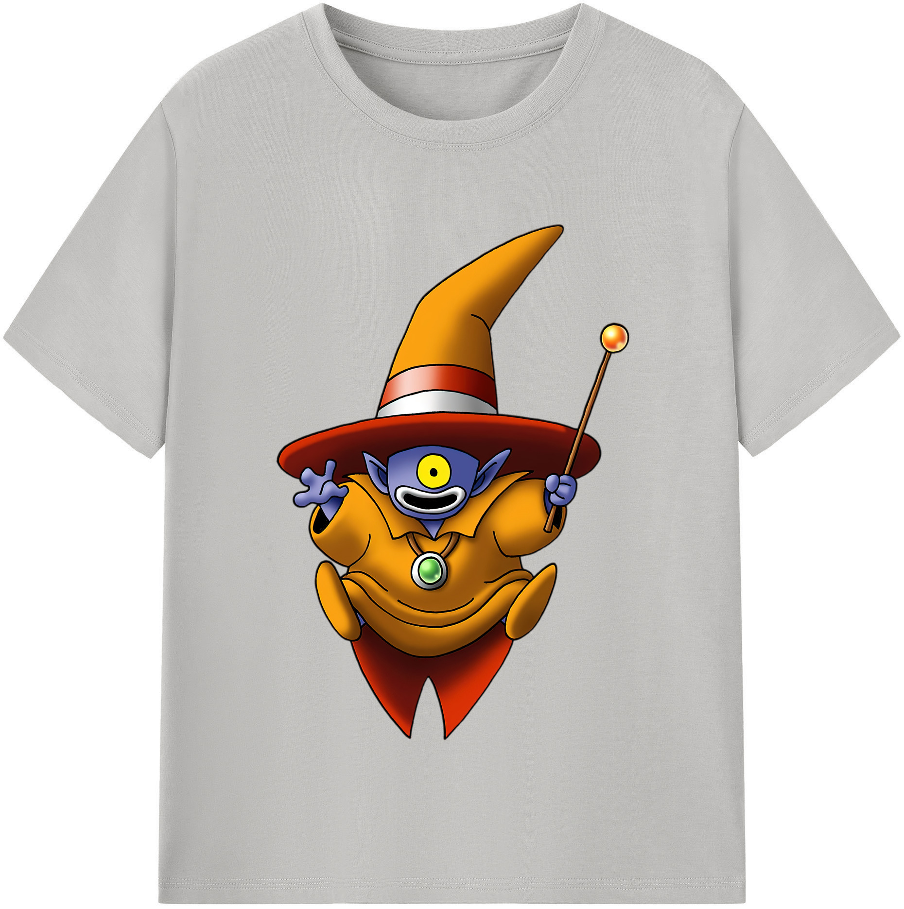 （画像用） ドラゴンクエスト Doragon Kuesuto Dragon Quest 綿100％半袖Tシャツ（フロントプリント）