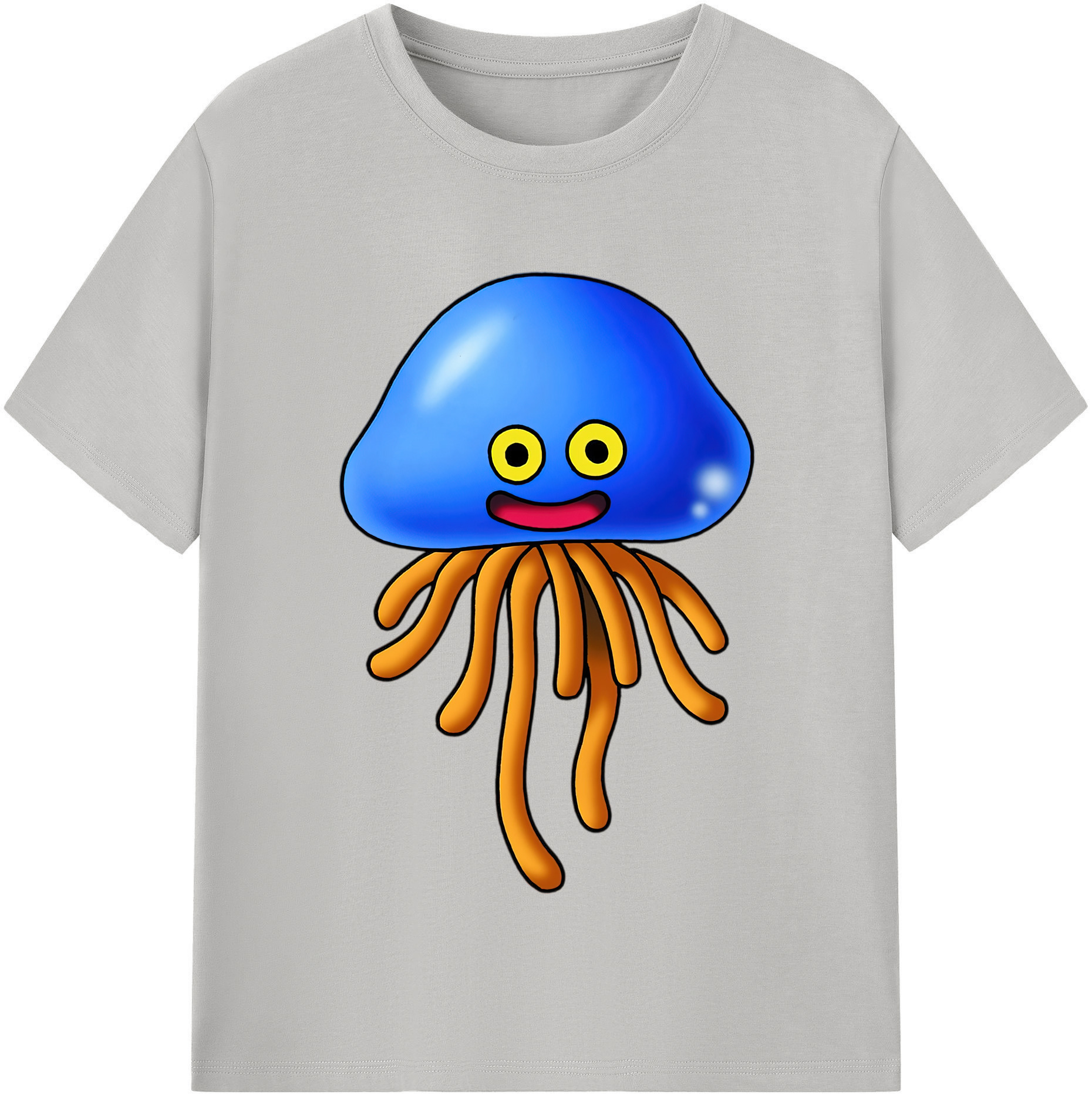 （画像用） ドラゴンクエスト Doragon Kuesuto Dragon Quest 綿100％半袖Tシャツ（フロントプリント）