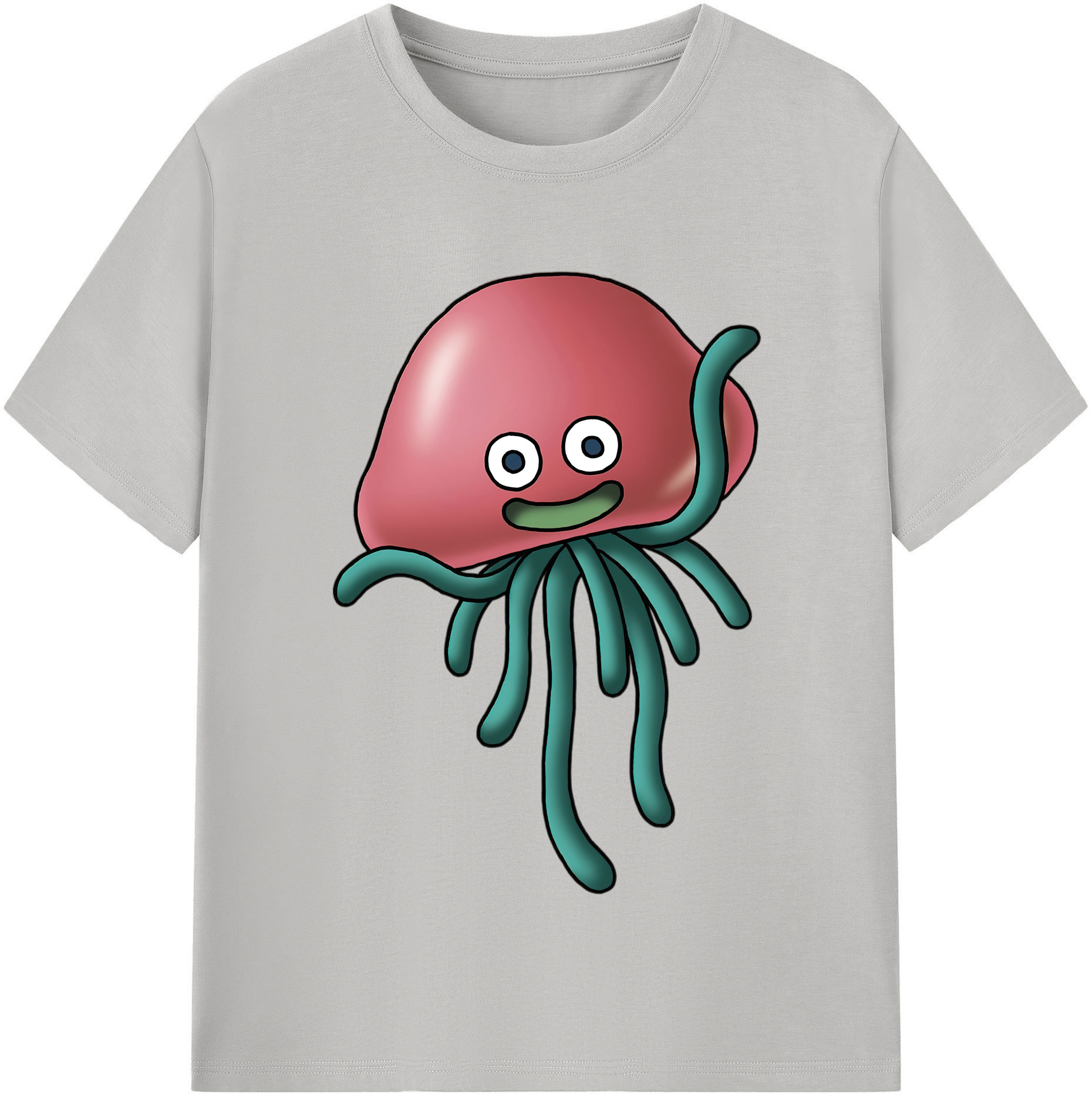 （画像用） ドラゴンクエスト Doragon Kuesuto Dragon Quest 綿100％半袖Tシャツ（フロントプリント）