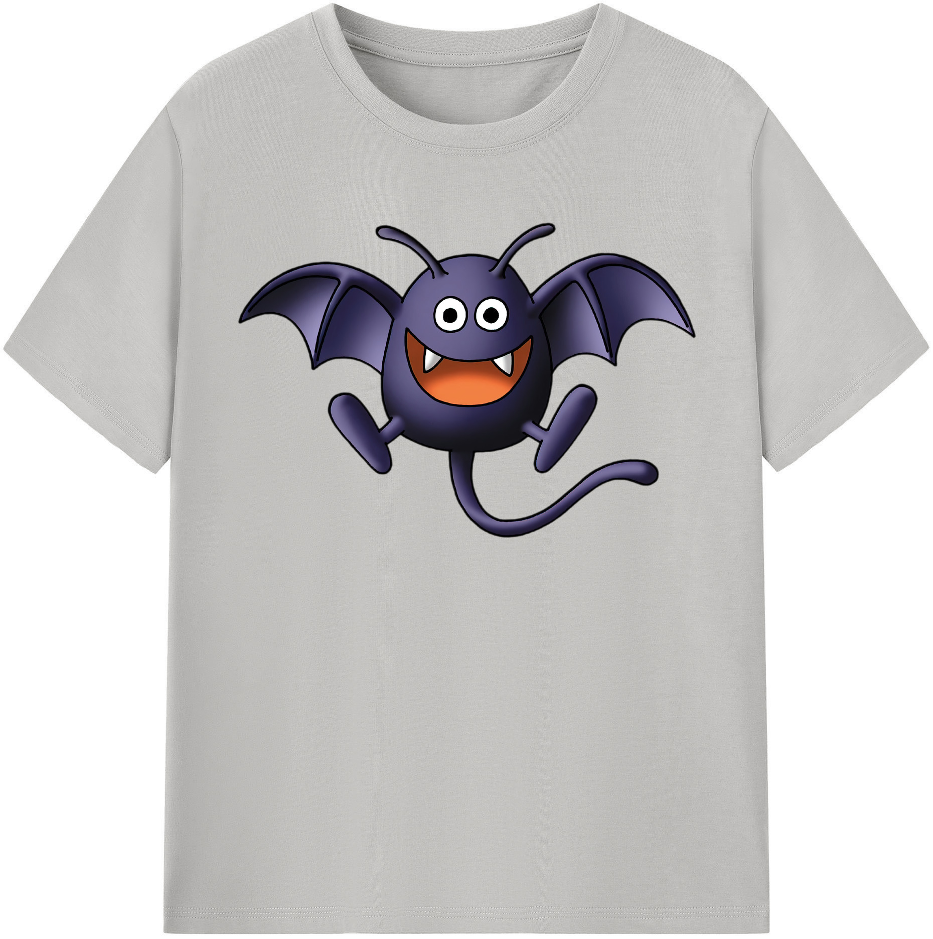 （画像用） ドラゴンクエスト Doragon Kuesuto Dragon Quest 綿100％半袖Tシャツ（フロントプリント）