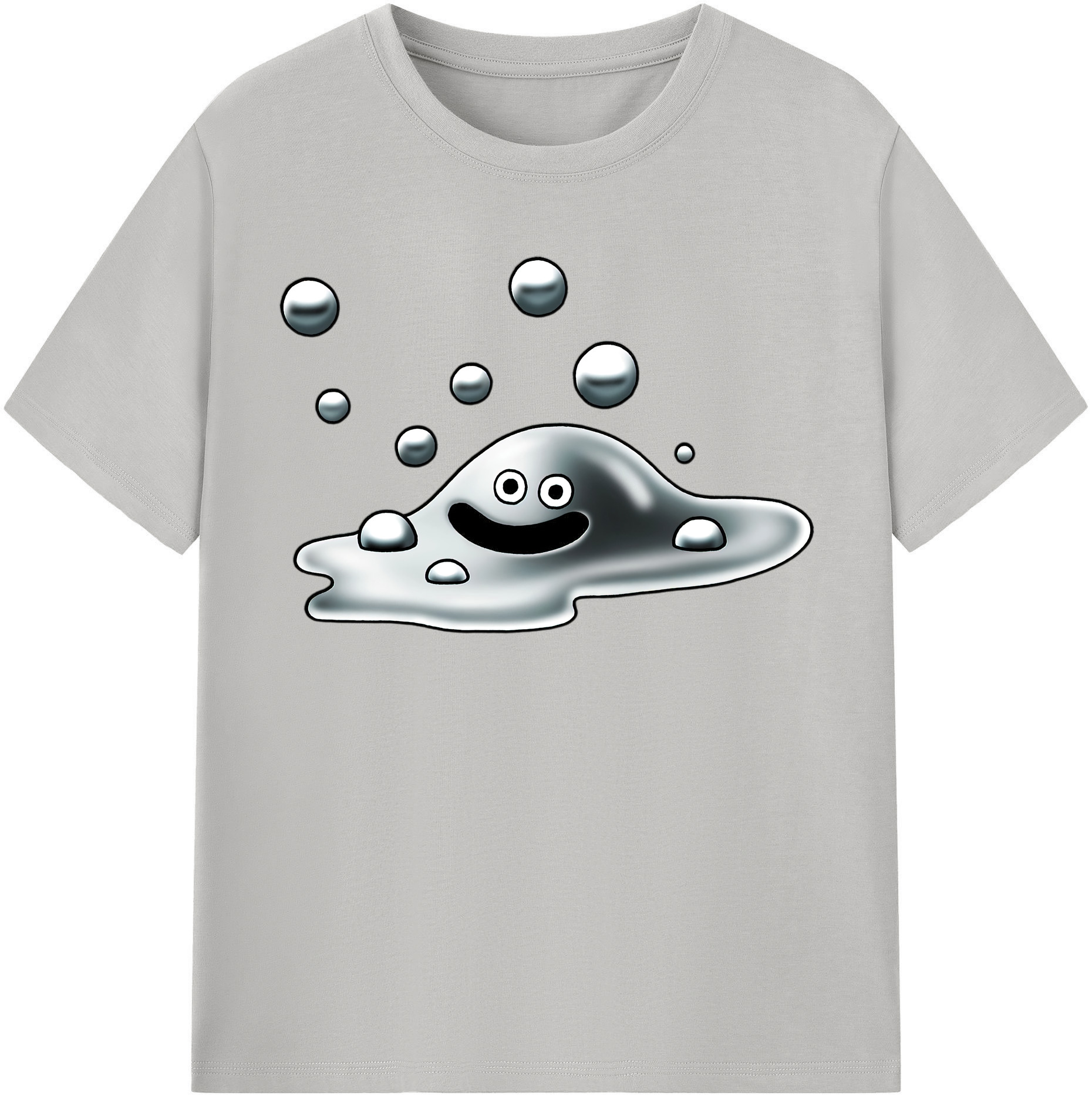 （画像用） ドラゴンクエスト Doragon Kuesuto Dragon Quest 綿100％半袖Tシャツ（フロントプリント）
