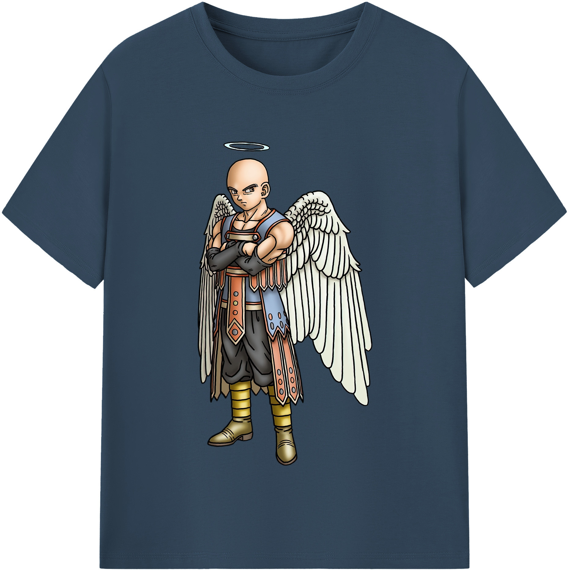（画像用） ドラゴンクエスト Doragon Kuesuto Dragon Quest 綿100％半袖Tシャツ（フロントプリント）