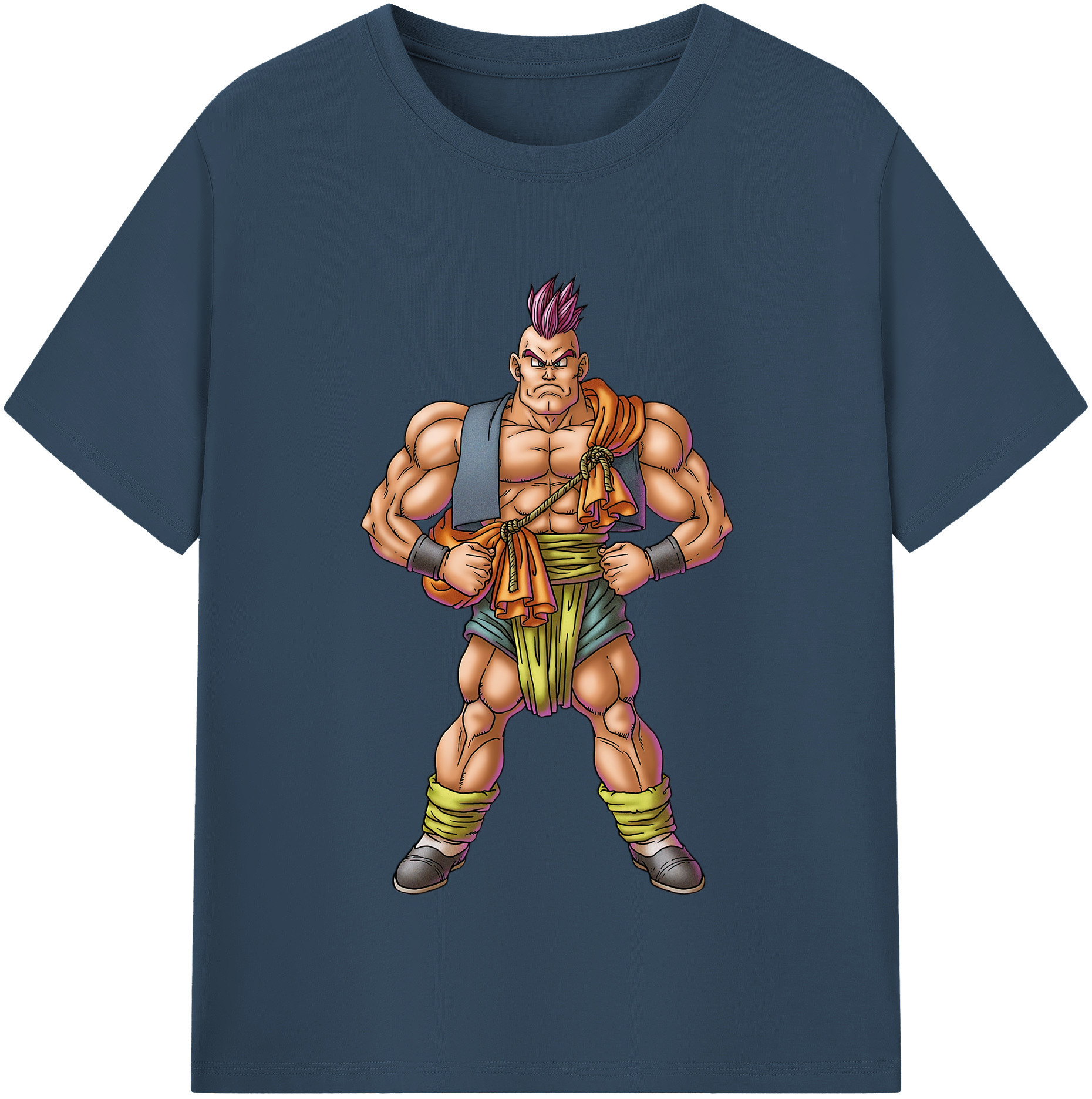 （画像用） ドラゴンクエスト Doragon Kuesuto Dragon Quest 綿100％半袖Tシャツ（フロントプリント）