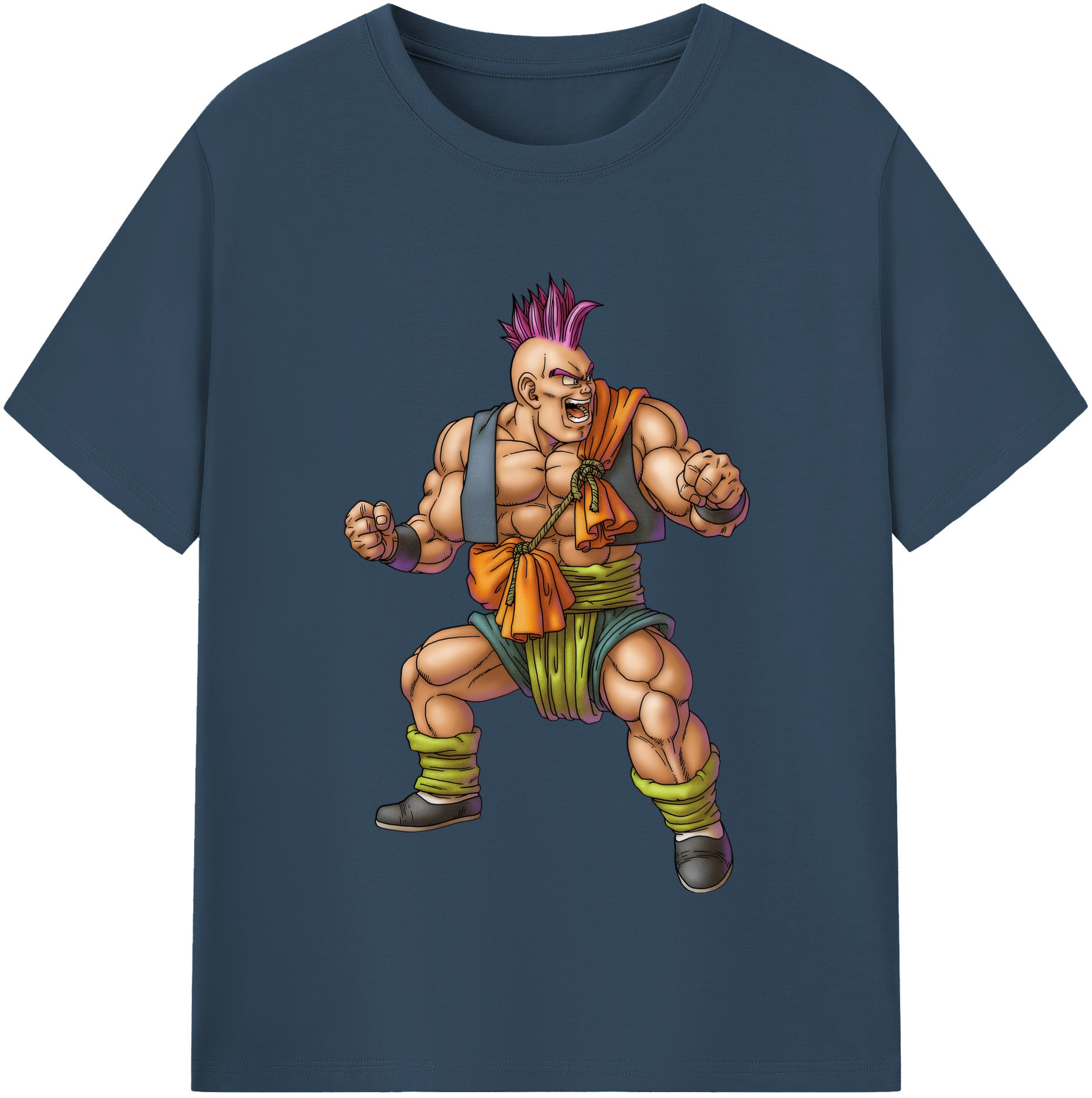 （画像用） ドラゴンクエスト Doragon Kuesuto Dragon Quest 綿100％半袖Tシャツ（フロントプリント）