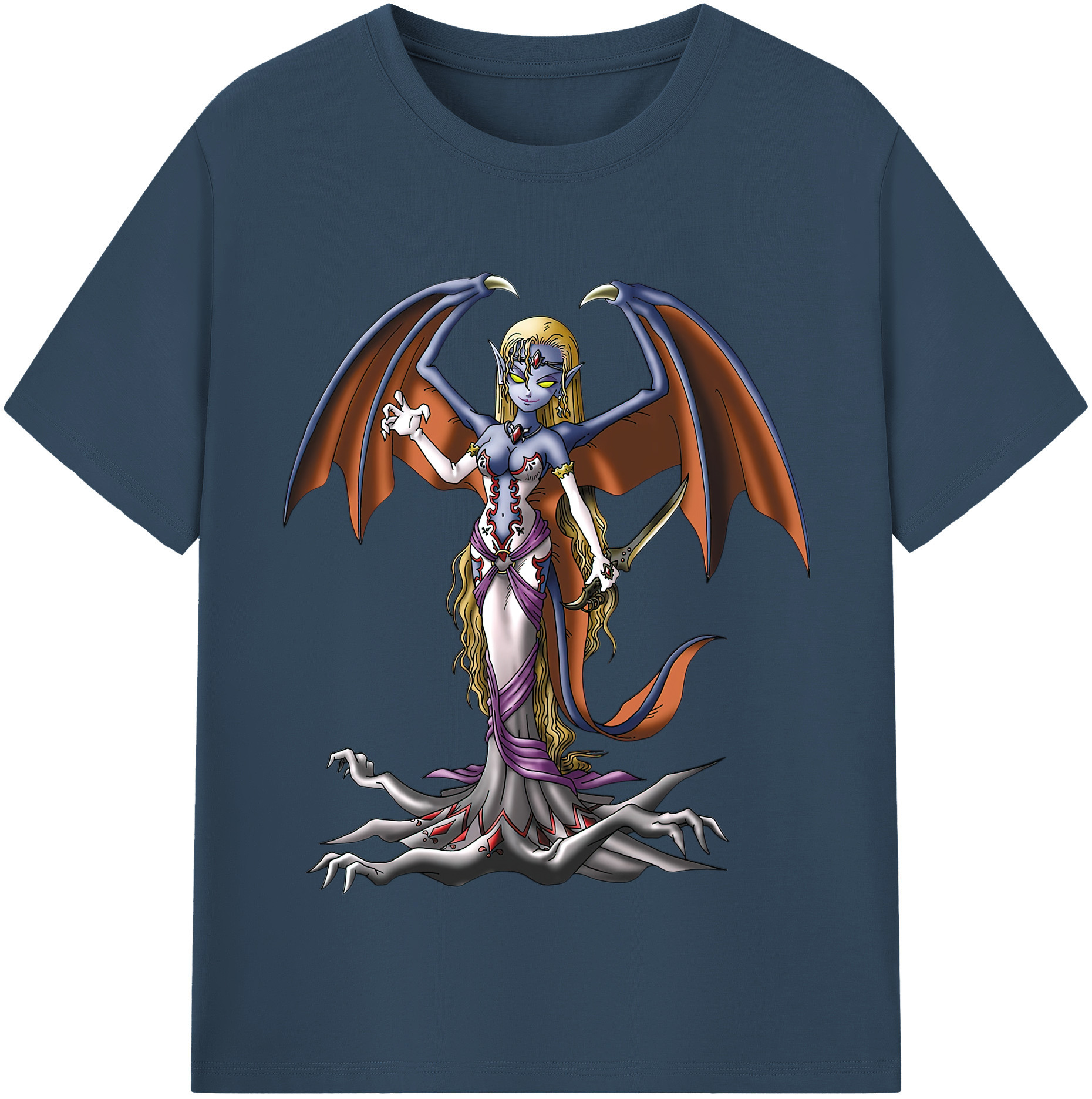 （画像用） ドラゴンクエスト Doragon Kuesuto Dragon Quest 綿100％半袖Tシャツ（フロントプリント）