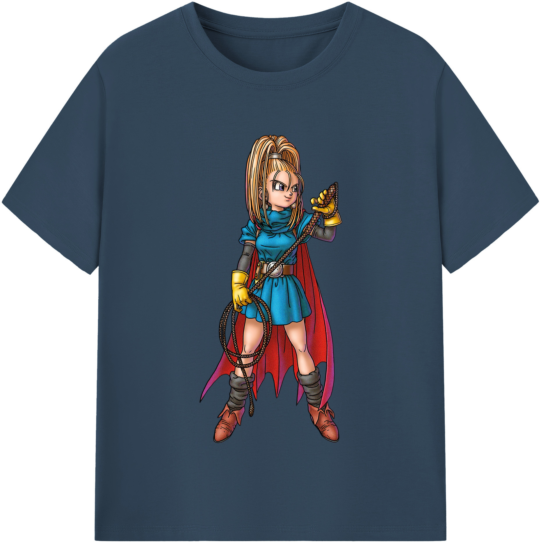 （画像用） ドラゴンクエスト Doragon Kuesuto Dragon Quest 綿100％半袖Tシャツ（フロントプリント）
