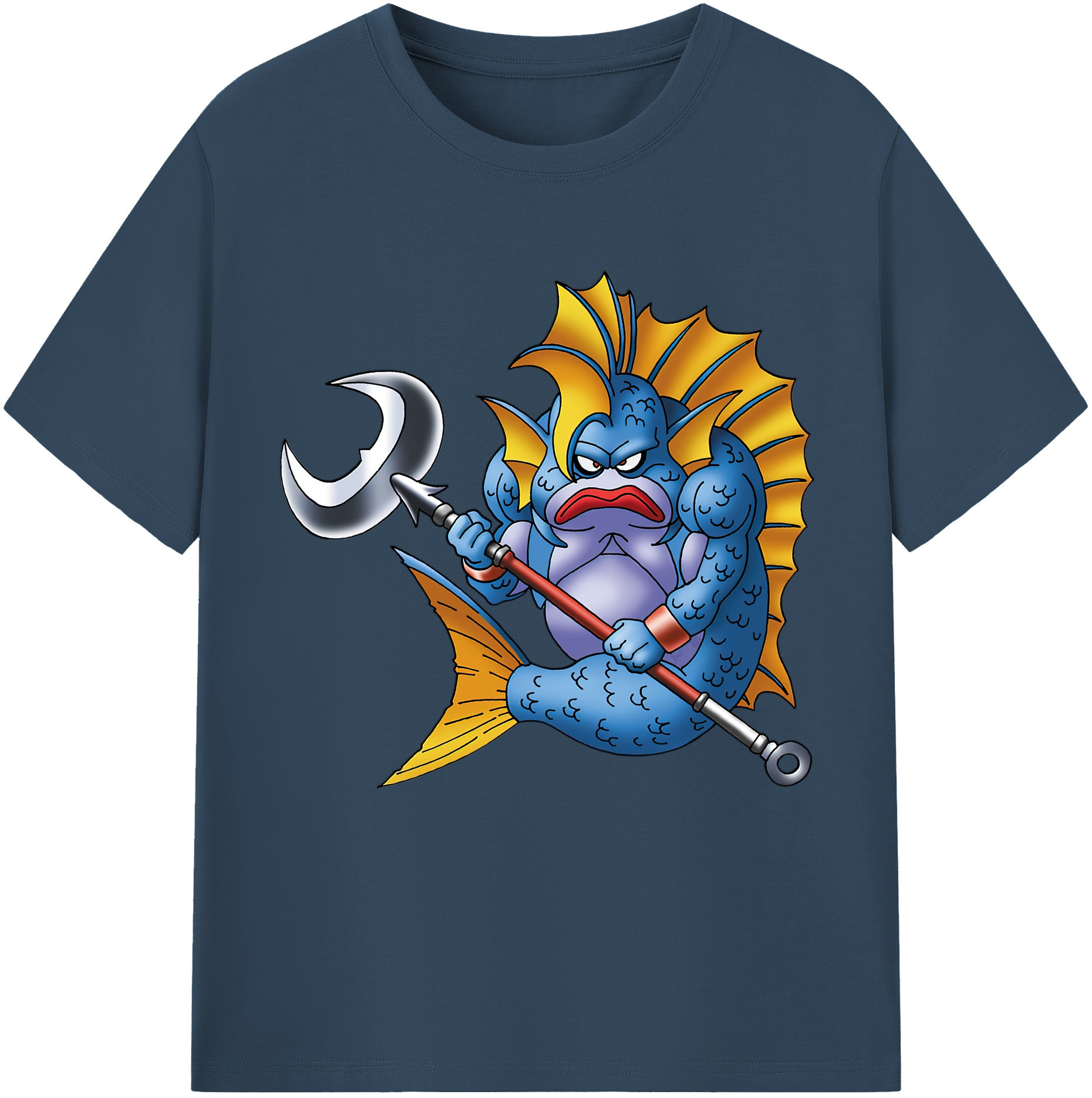 （画像用） ドラゴンクエスト Doragon Kuesuto Dragon Quest 綿100％半袖Tシャツ（フロントプリント）