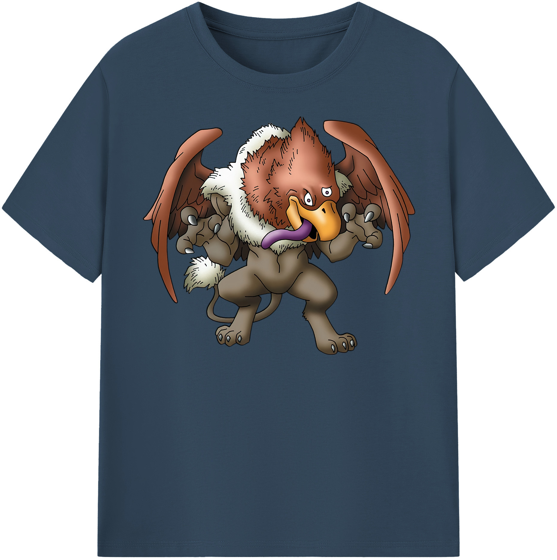 （画像用） ドラゴンクエスト Doragon Kuesuto Dragon Quest 綿100％半袖Tシャツ（フロントプリント）