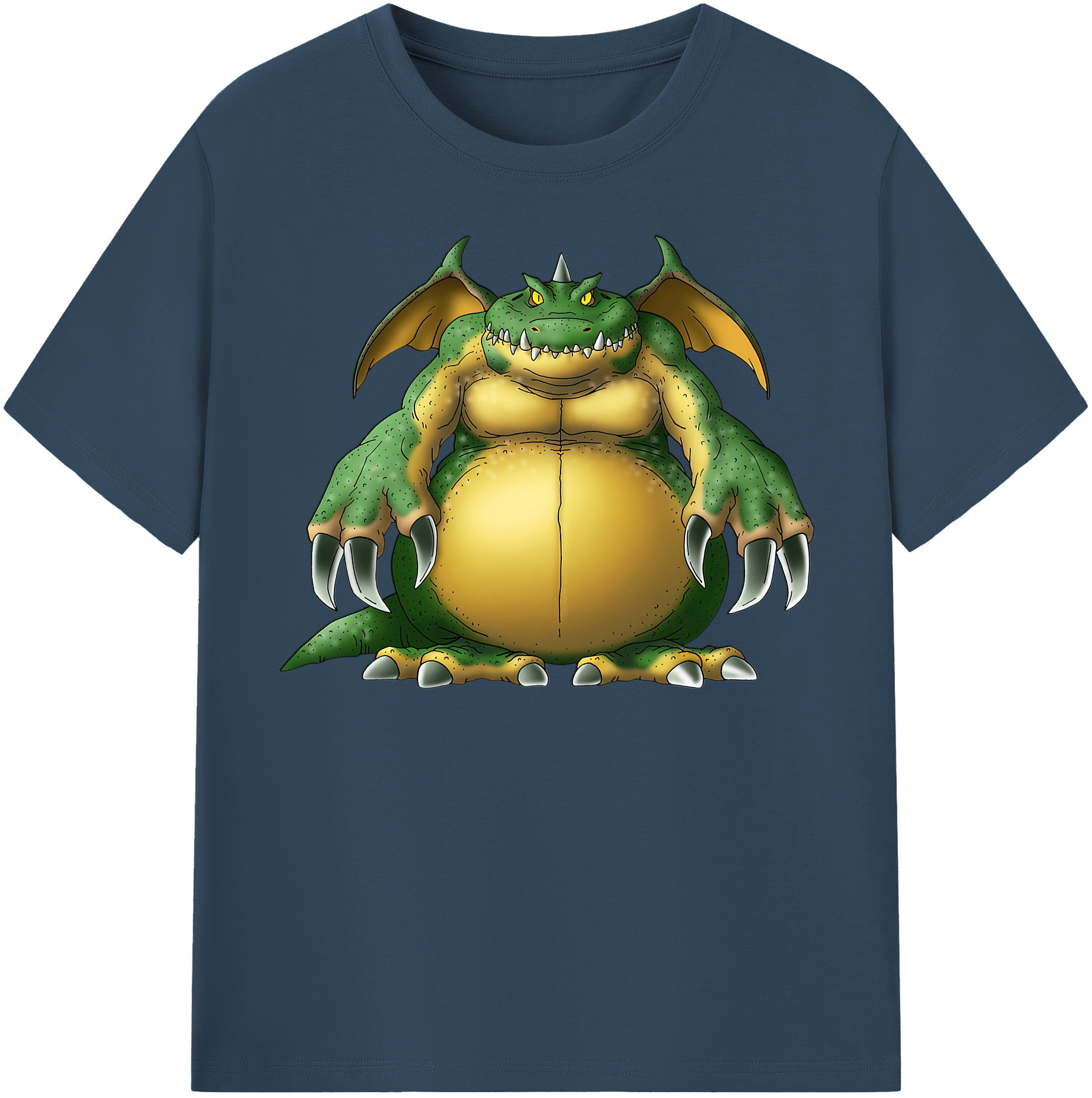 （画像用） ドラゴンクエスト Doragon Kuesuto Dragon Quest 綿100％半袖Tシャツ（フロントプリント）
