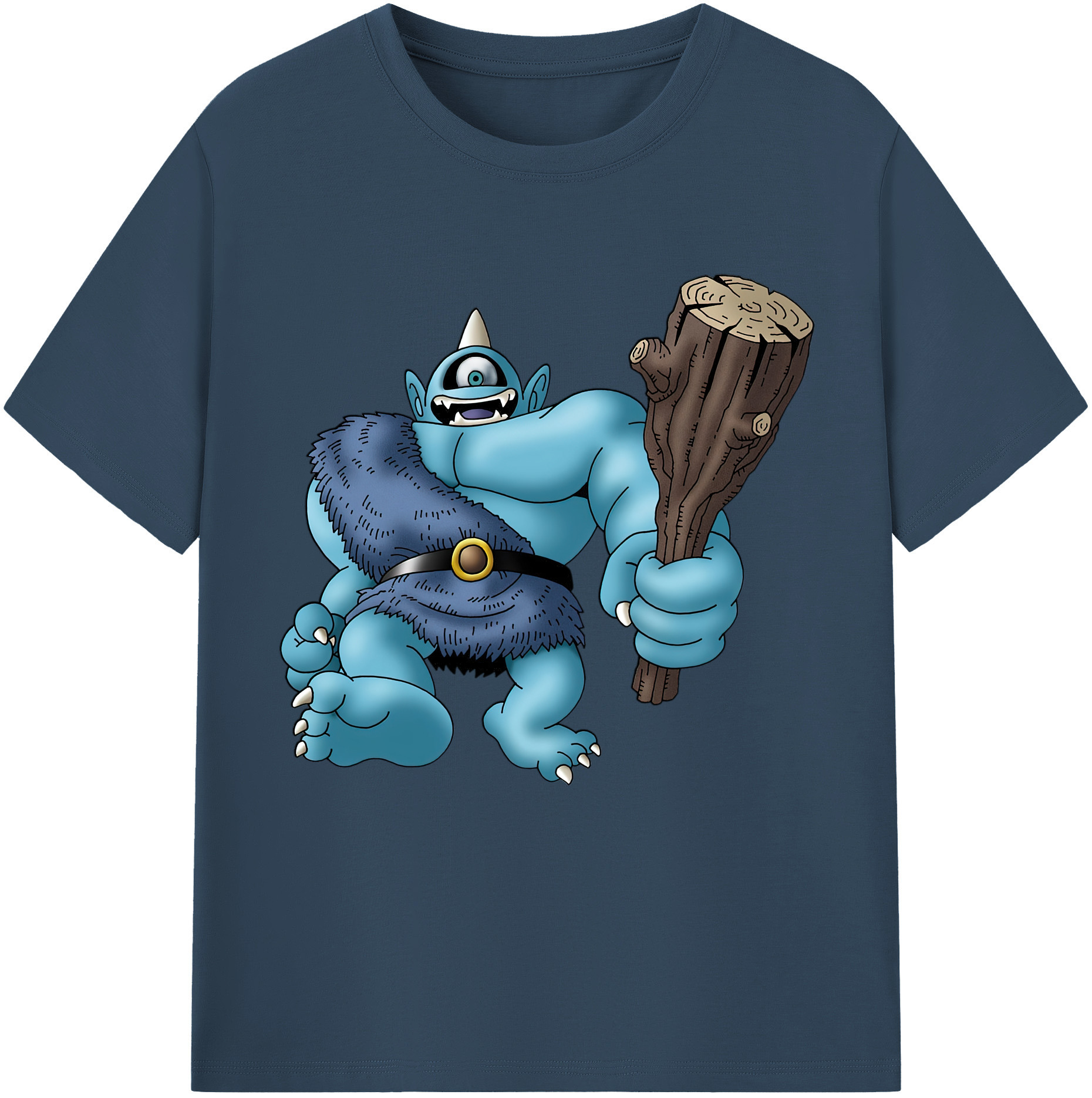 （画像用） ドラゴンクエスト Doragon Kuesuto Dragon Quest 綿100％半袖Tシャツ（フロントプリント）