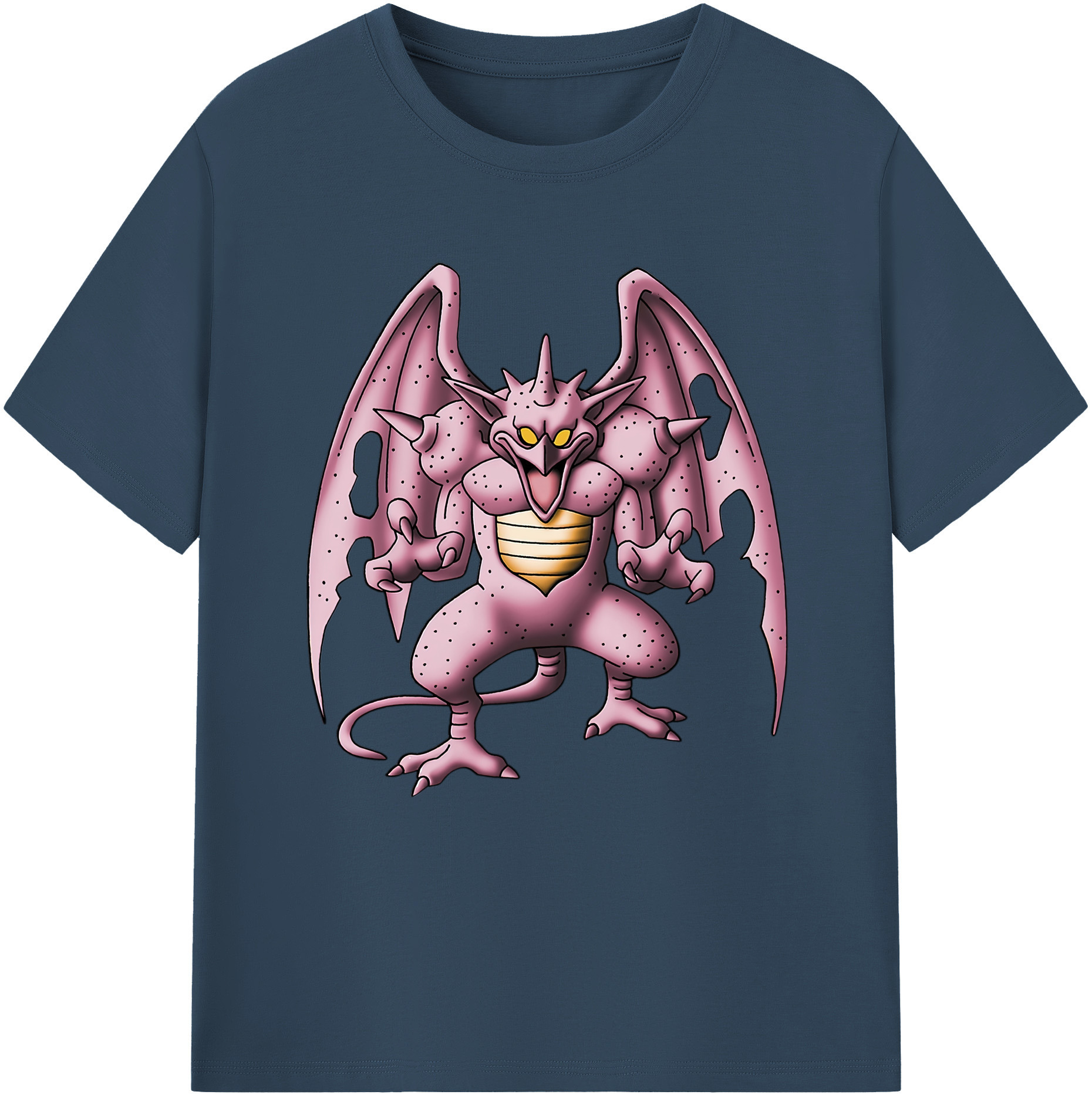 （画像用） ドラゴンクエスト Doragon Kuesuto Dragon Quest 綿100％半袖Tシャツ（フロントプリント）