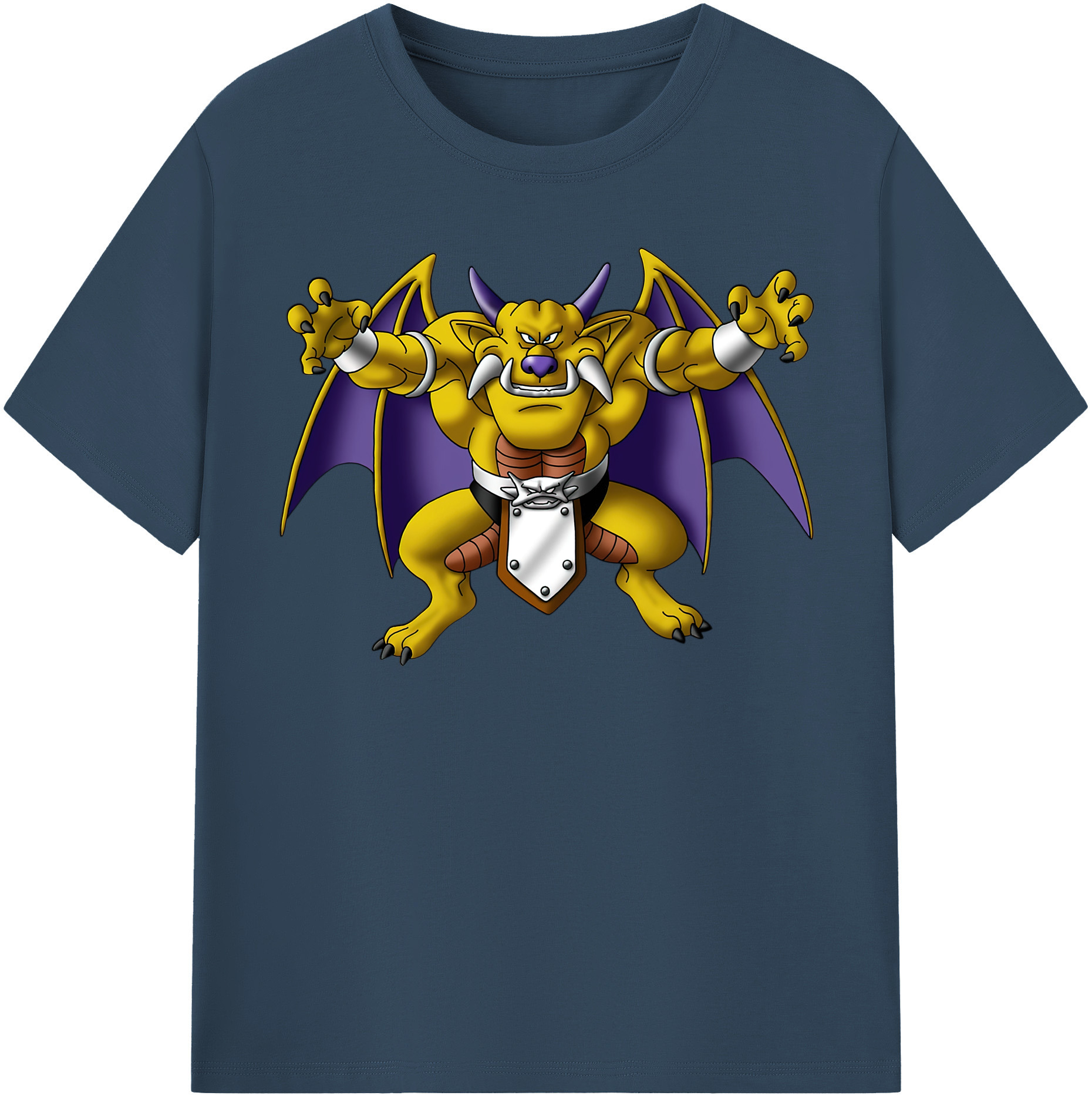 （画像用） ドラゴンクエスト Doragon Kuesuto Dragon Quest 綿100％半袖Tシャツ（フロントプリント）