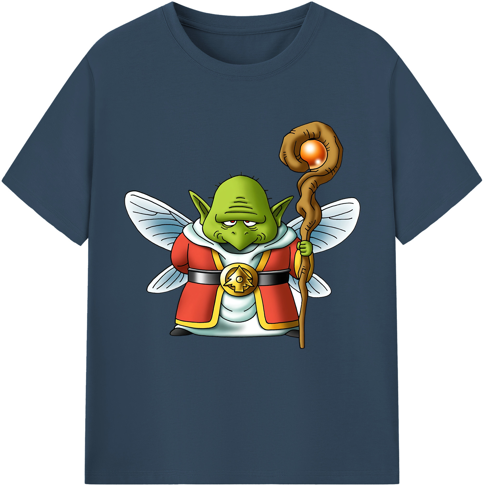 （画像用） ドラゴンクエスト Doragon Kuesuto Dragon Quest 綿100％半袖Tシャツ（フロントプリント）