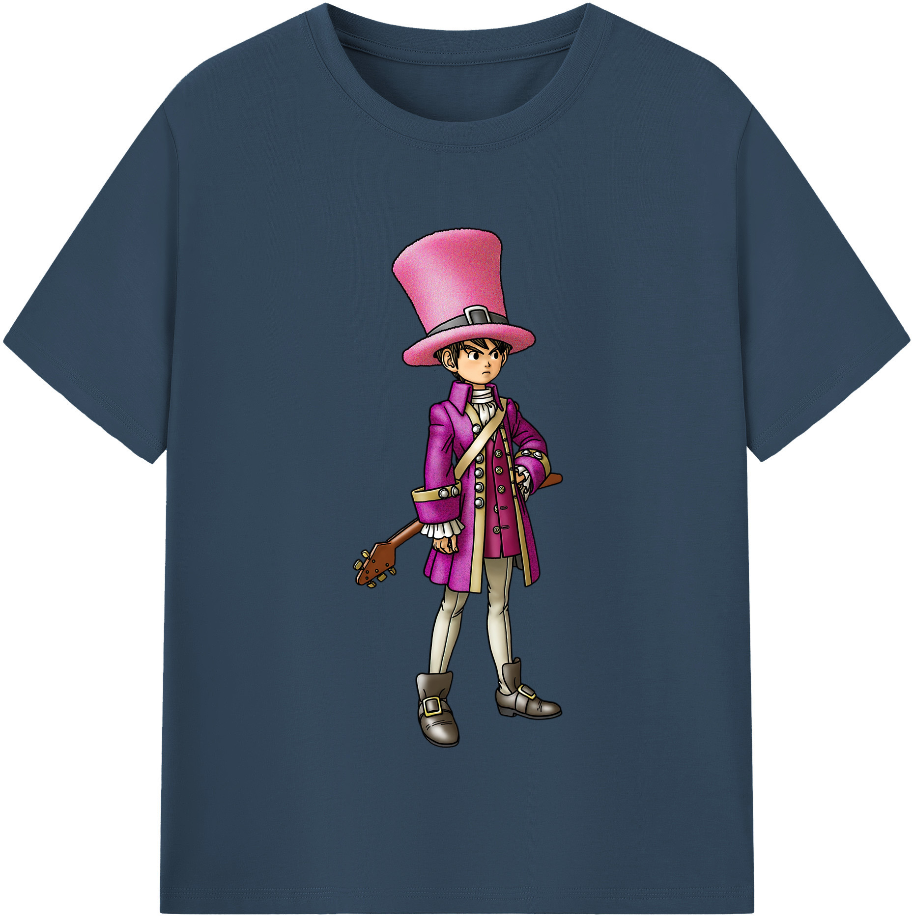 （画像用） ドラゴンクエスト Doragon Kuesuto Dragon Quest 綿100％半袖Tシャツ（フロントプリント）