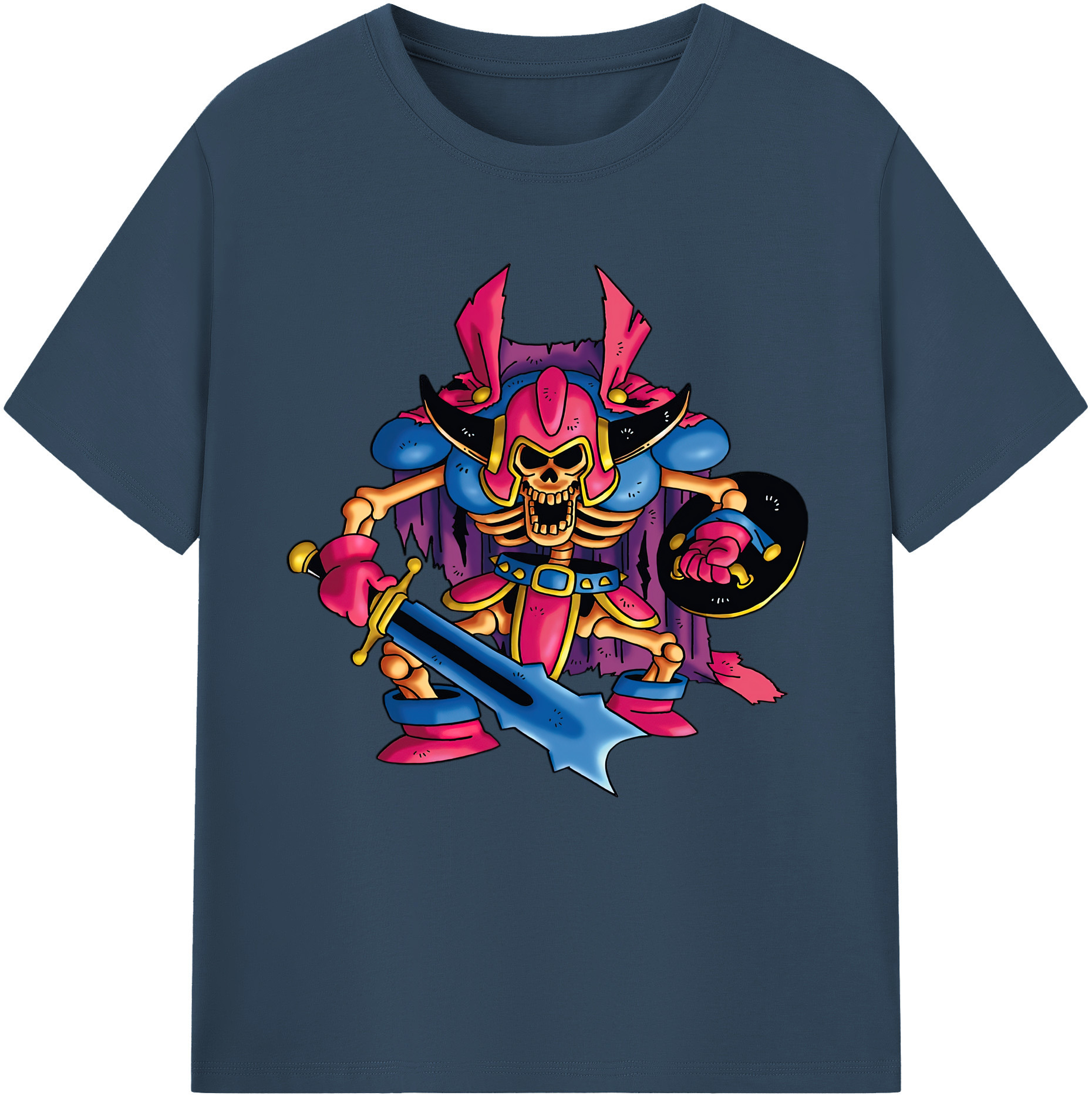 （画像用） ドラゴンクエスト Doragon Kuesuto Dragon Quest 綿100％半袖Tシャツ（フロントプリント）