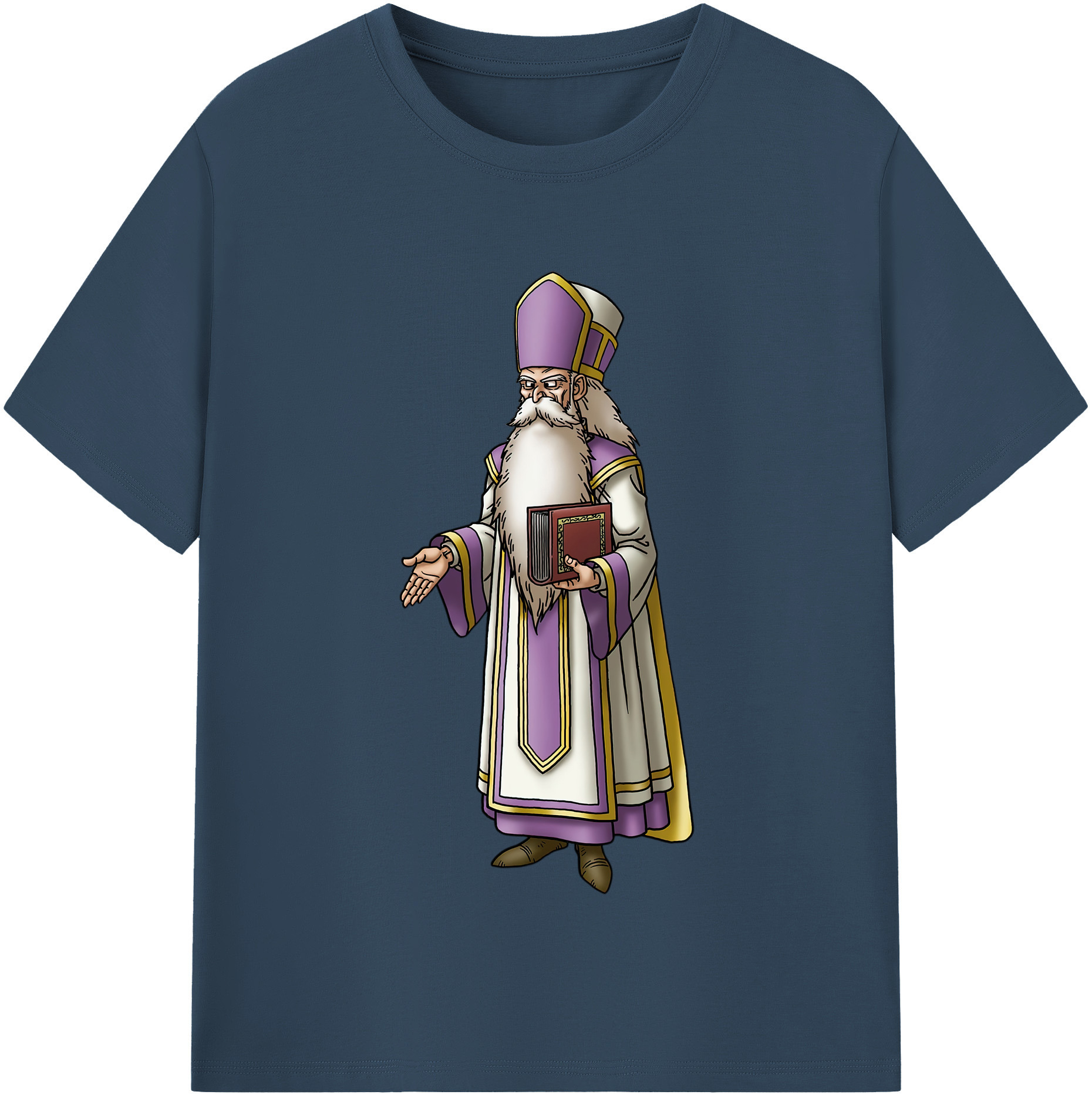 （画像用） ドラゴンクエスト Doragon Kuesuto Dragon Quest 綿100％半袖Tシャツ（フロントプリント）