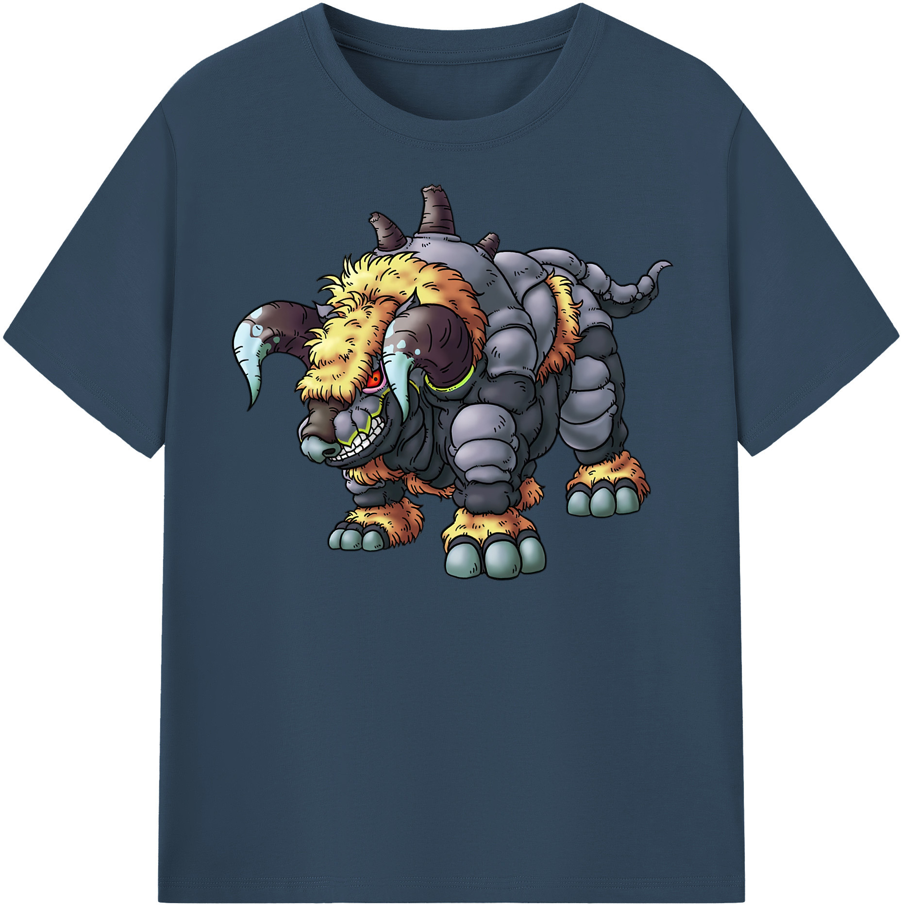 （画像用） ドラゴンクエスト Doragon Kuesuto Dragon Quest 綿100％半袖Tシャツ（フロントプリント）