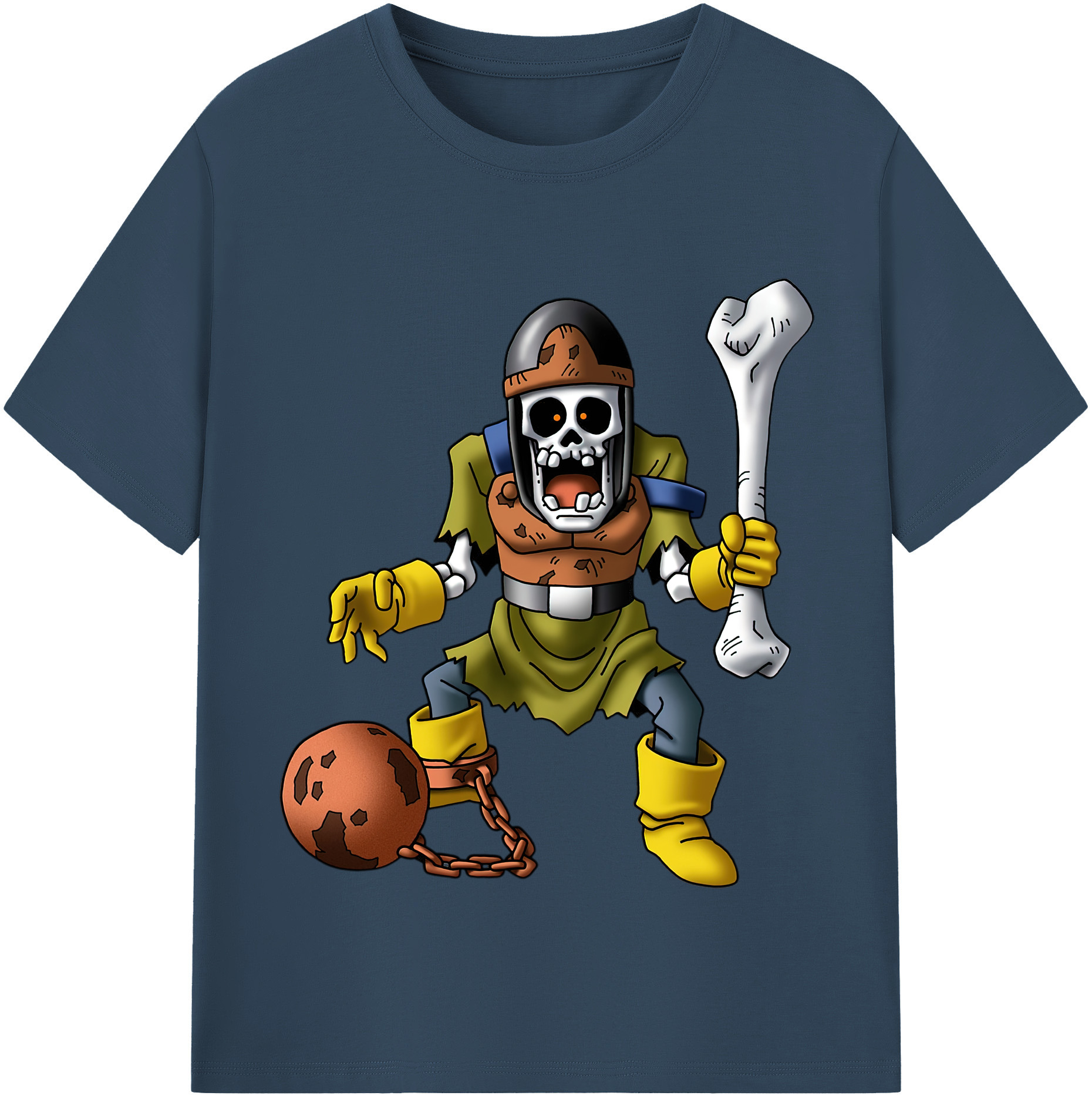 （画像用） ドラゴンクエスト Doragon Kuesuto Dragon Quest 綿100％半袖Tシャツ（フロントプリント）