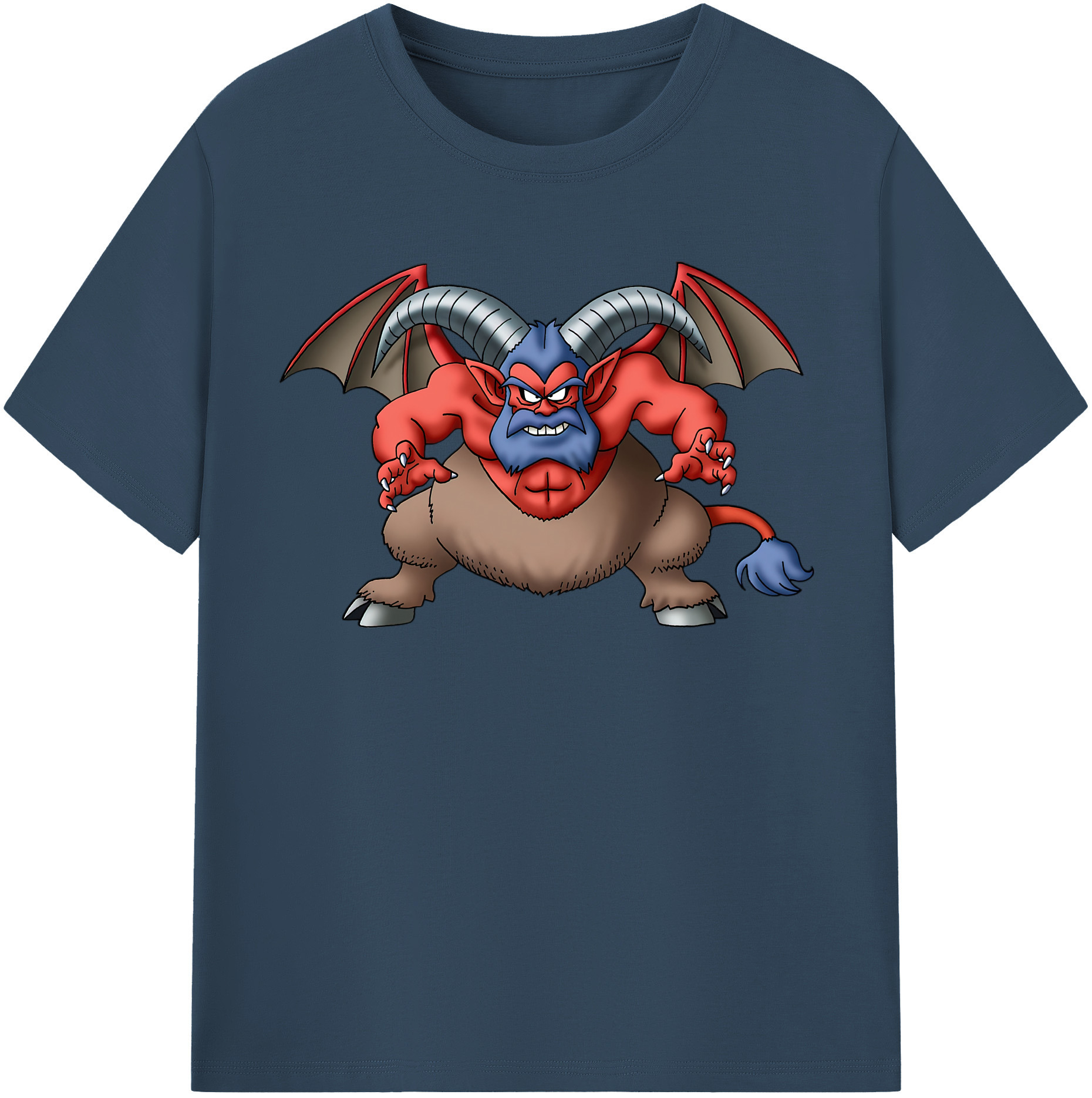 （画像用） ドラゴンクエスト Doragon Kuesuto Dragon Quest 綿100％半袖Tシャツ（フロントプリント）