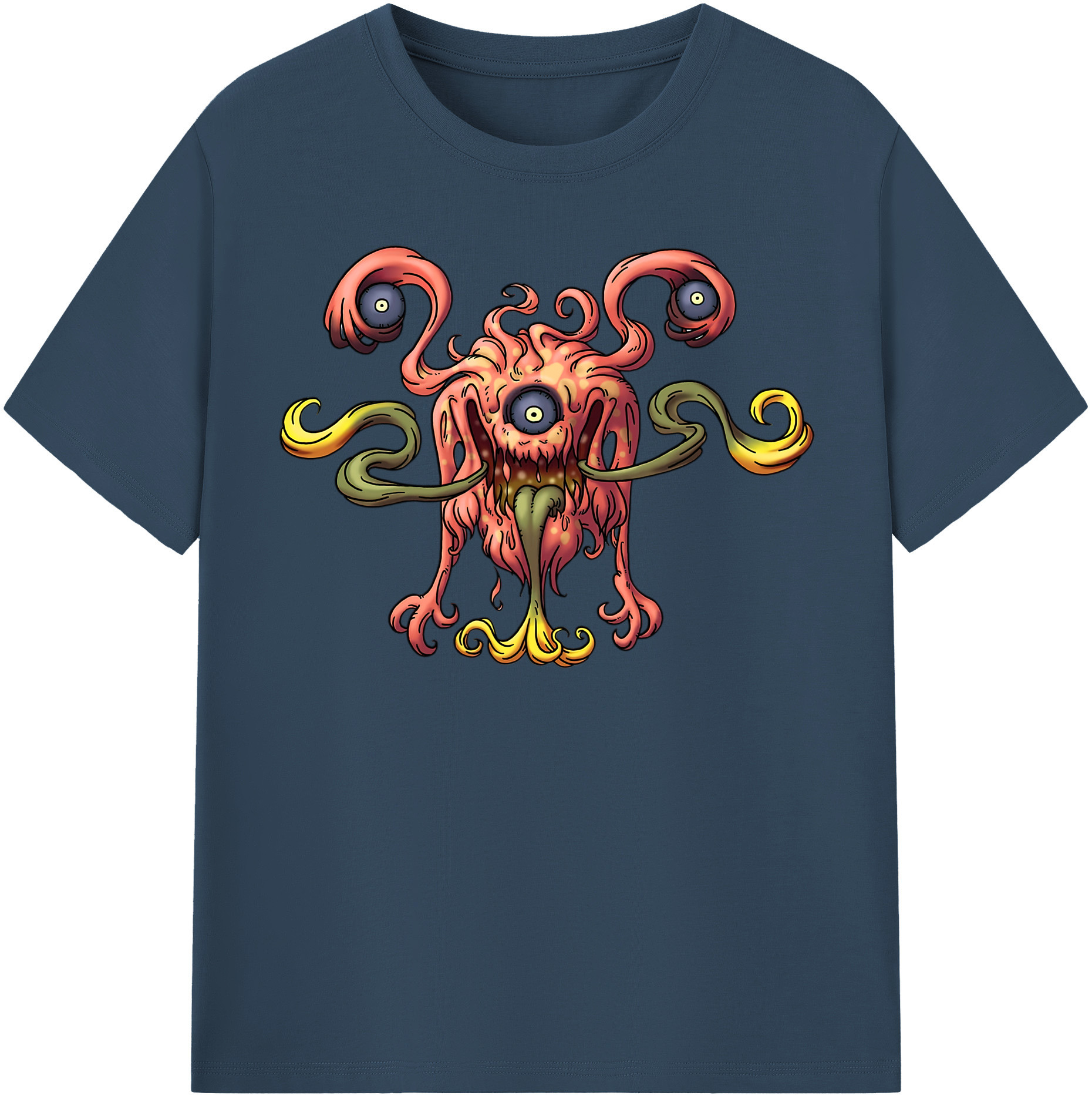 （画像用） ドラゴンクエスト Doragon Kuesuto Dragon Quest 綿100％半袖Tシャツ（フロントプリント）