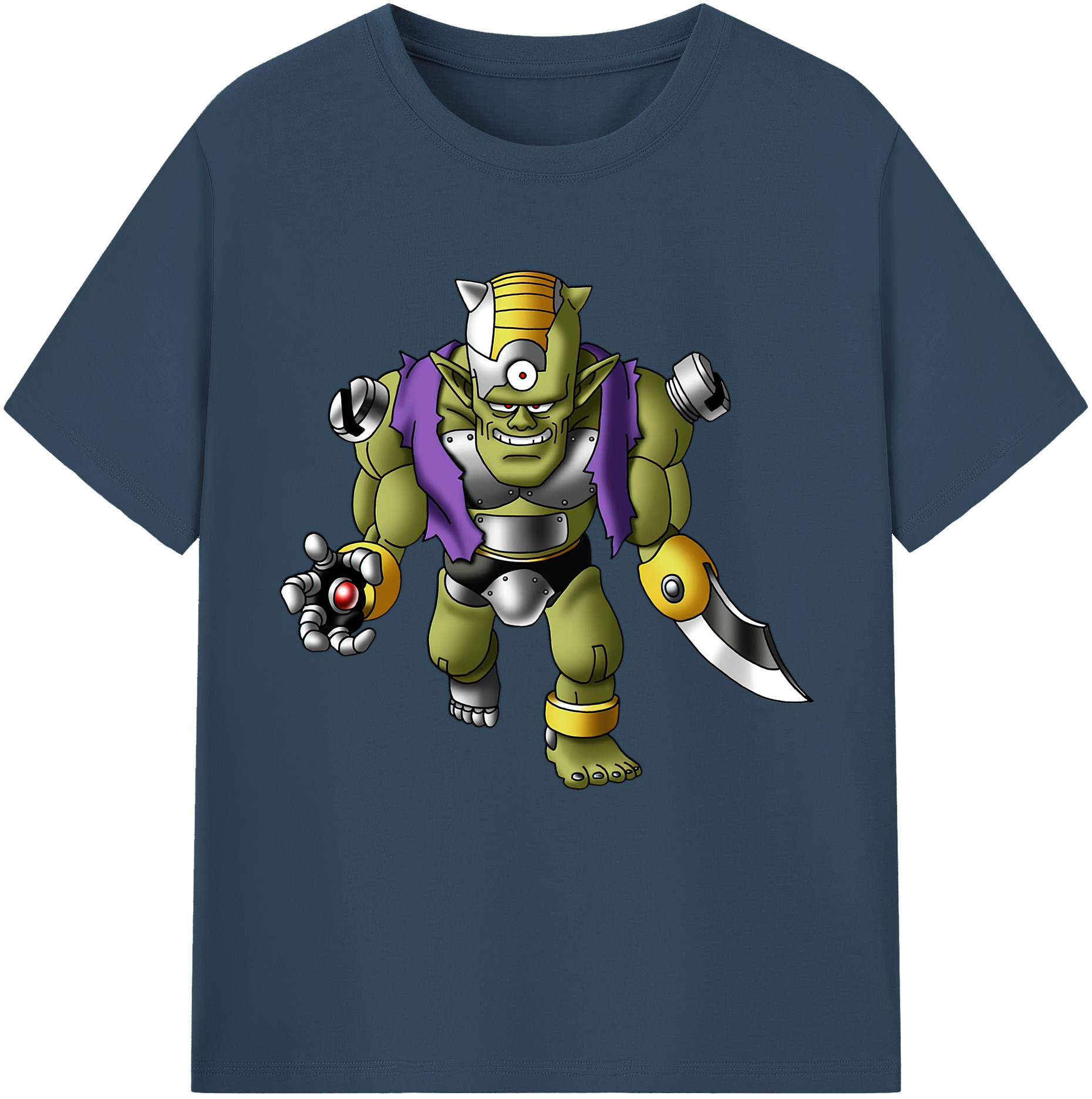 （画像用） ドラゴンクエスト Doragon Kuesuto Dragon Quest 綿100％半袖Tシャツ（フロントプリント）