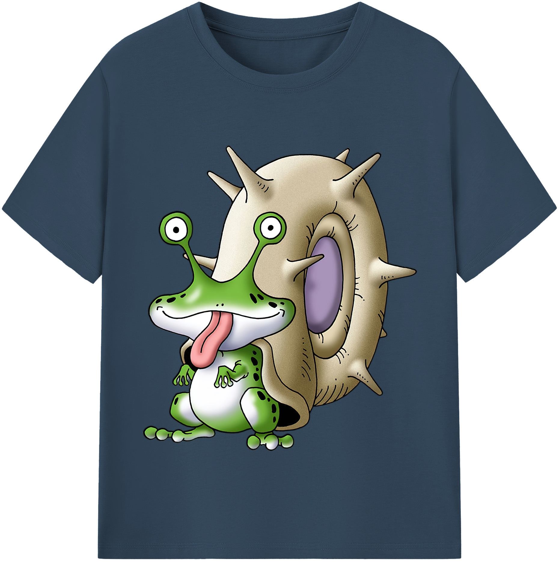 （画像用） ドラゴンクエスト Doragon Kuesuto Dragon Quest 綿100％半袖Tシャツ（フロントプリント）