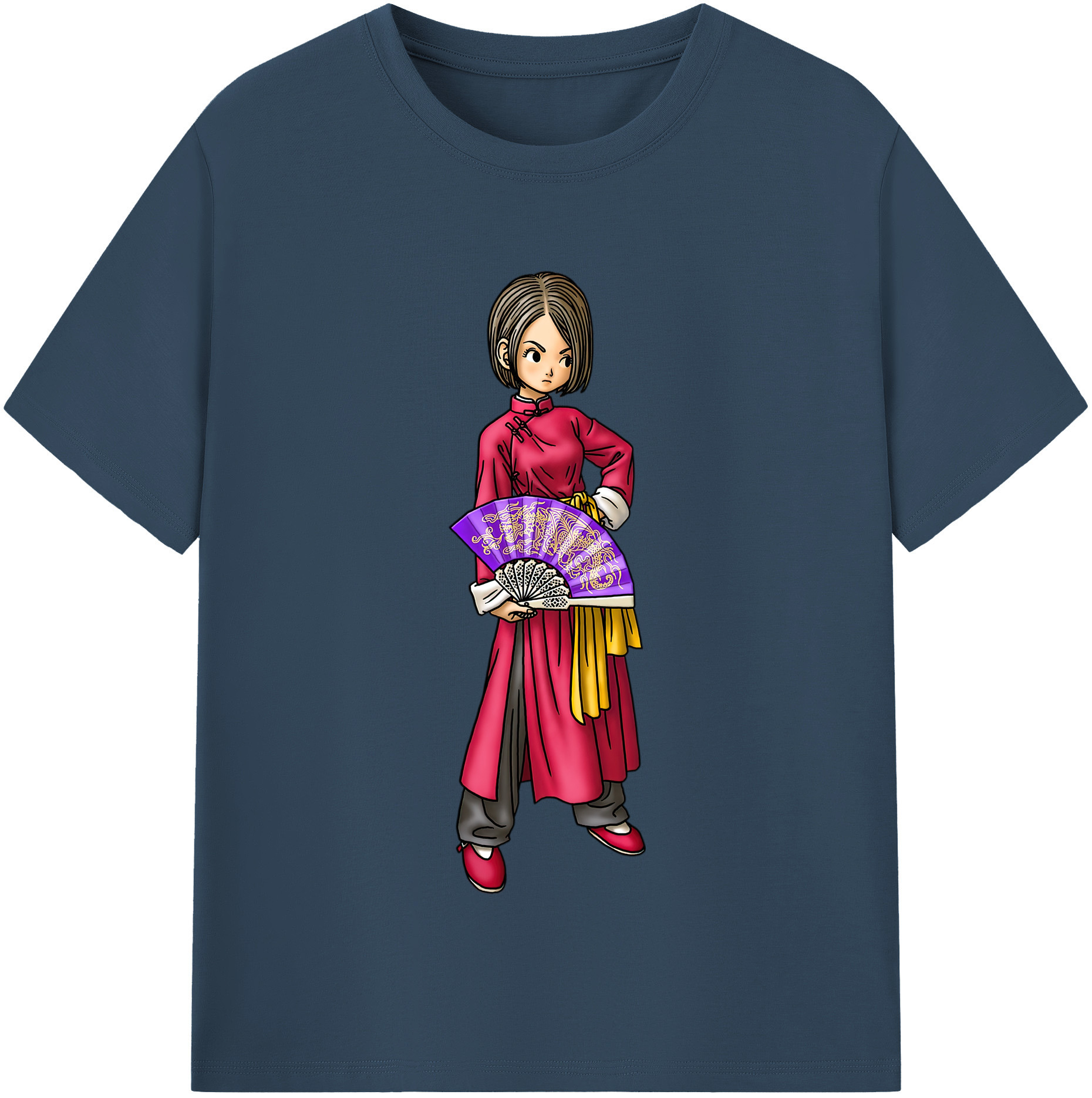 （画像用） ドラゴンクエスト Doragon Kuesuto Dragon Quest 綿100％半袖Tシャツ（フロントプリント）