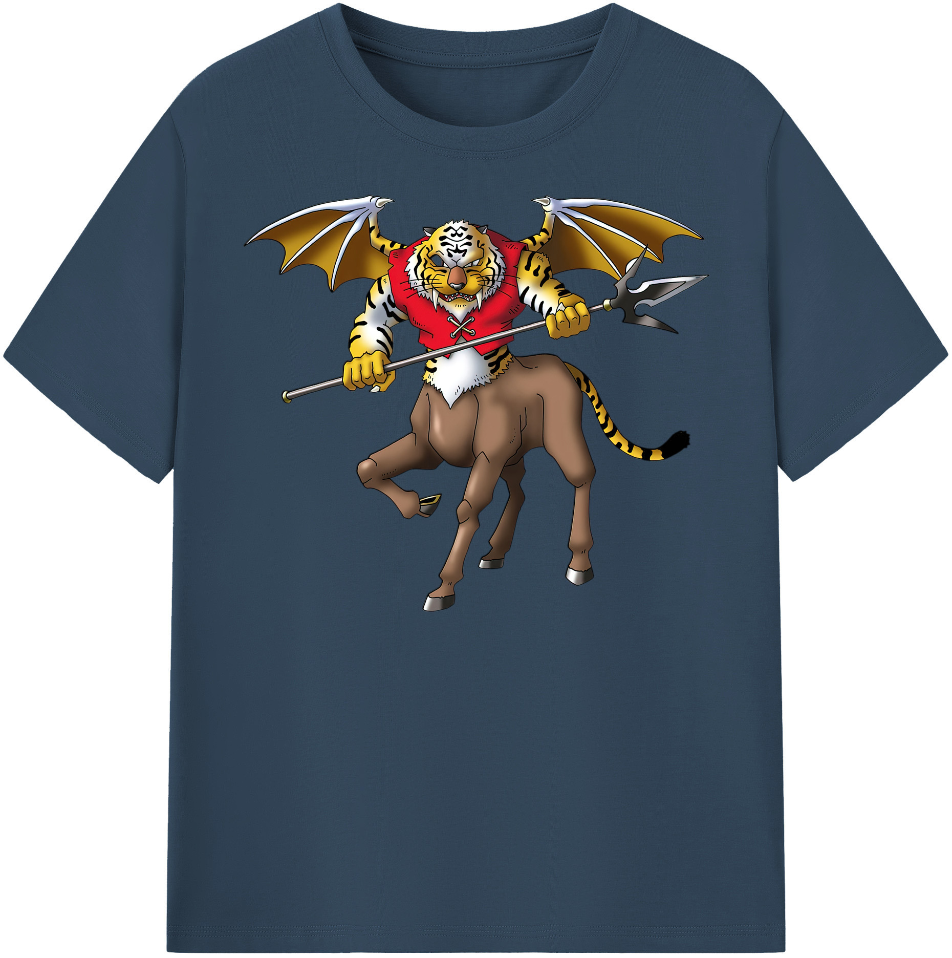 （画像用） ドラゴンクエスト Doragon Kuesuto Dragon Quest 綿100％半袖Tシャツ（フロントプリント）