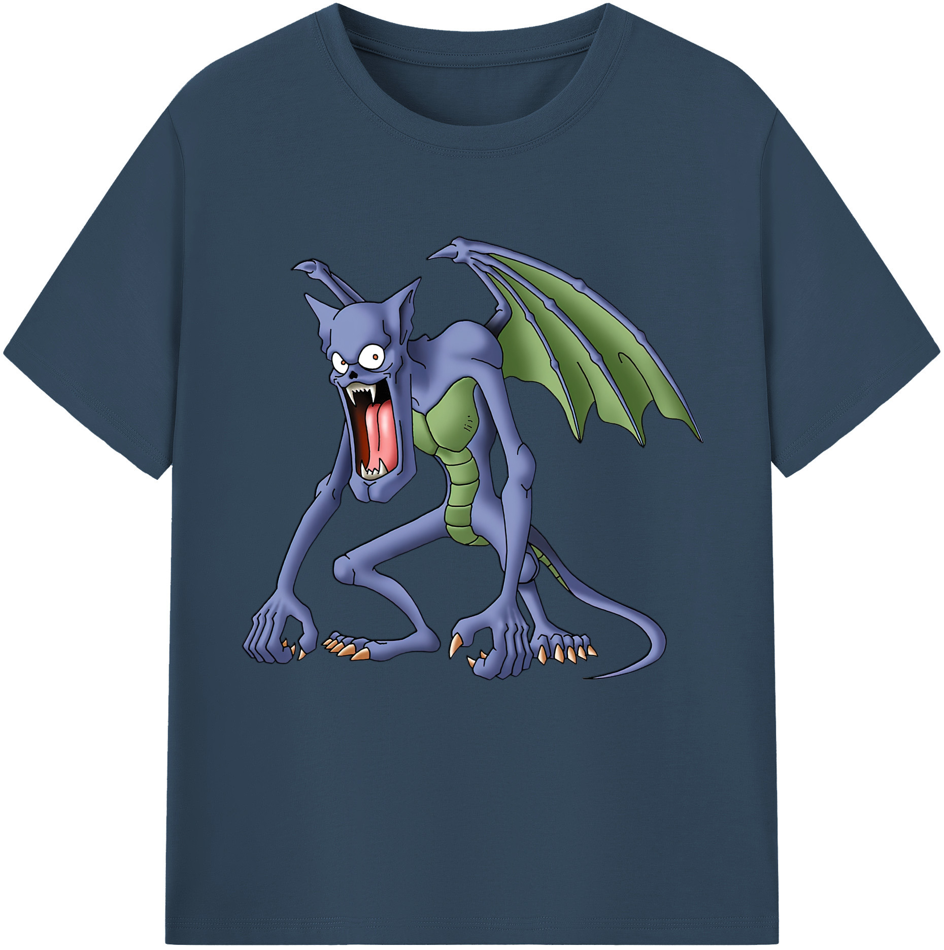 （画像用） ドラゴンクエスト Doragon Kuesuto Dragon Quest 綿100％半袖Tシャツ（フロントプリント）