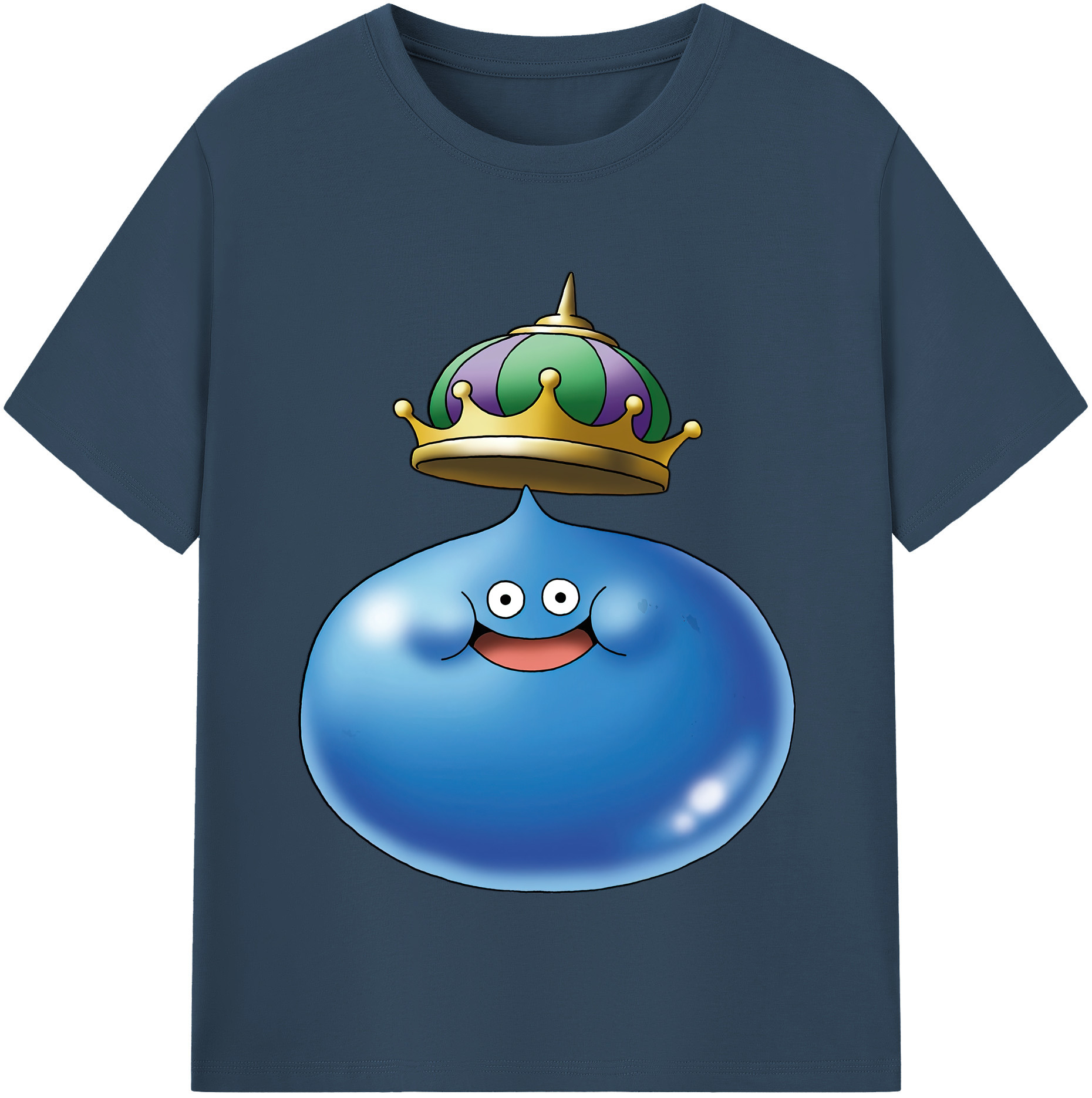（画像用） ドラゴンクエスト Doragon Kuesuto Dragon Quest 綿100％半袖Tシャツ（フロントプリント）