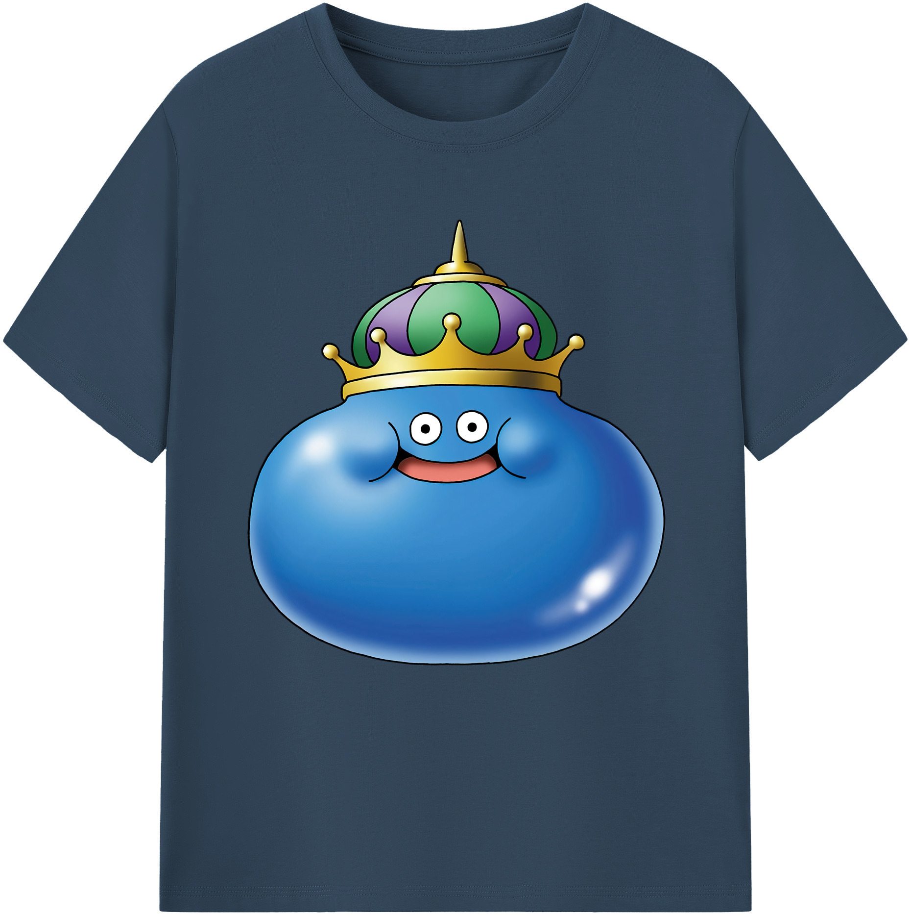 （画像用） ドラゴンクエスト Doragon Kuesuto Dragon Quest 綿100％半袖Tシャツ（フロントプリント）