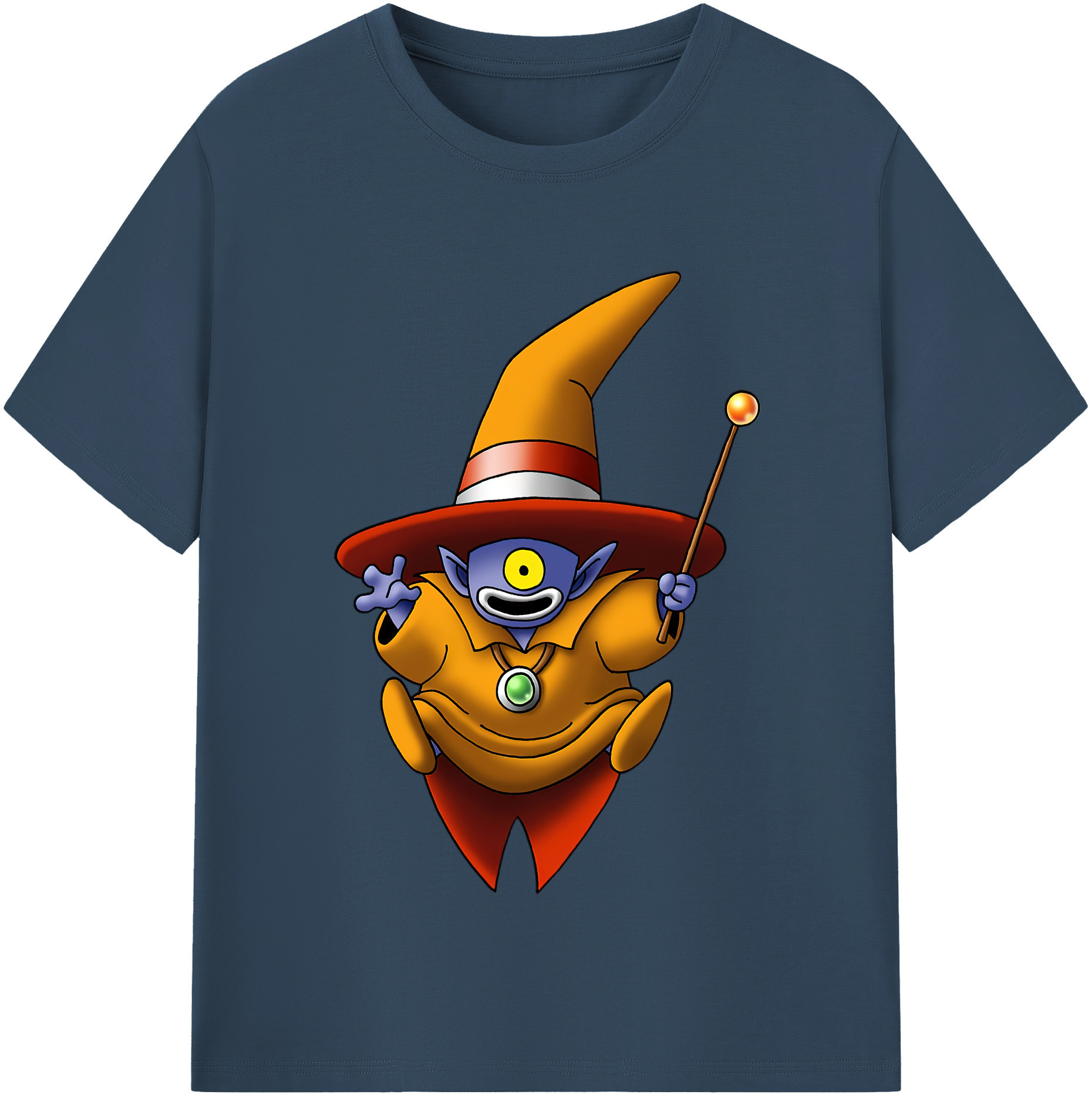 （画像用） ドラゴンクエスト Doragon Kuesuto Dragon Quest 綿100％半袖Tシャツ（フロントプリント）