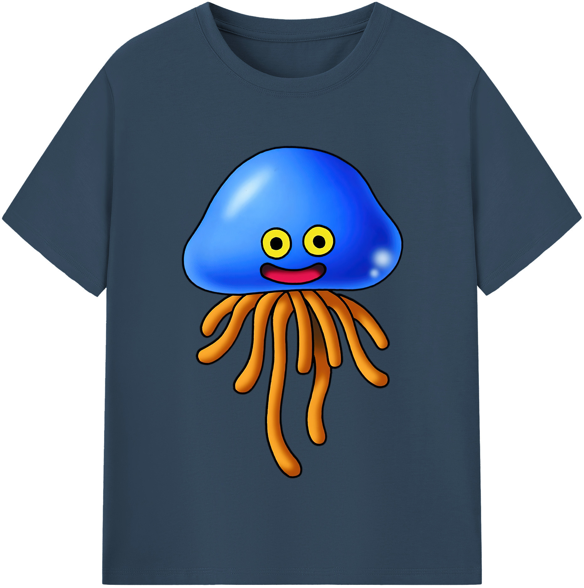 （画像用） ドラゴンクエスト Doragon Kuesuto Dragon Quest 綿100％半袖Tシャツ（フロントプリント）