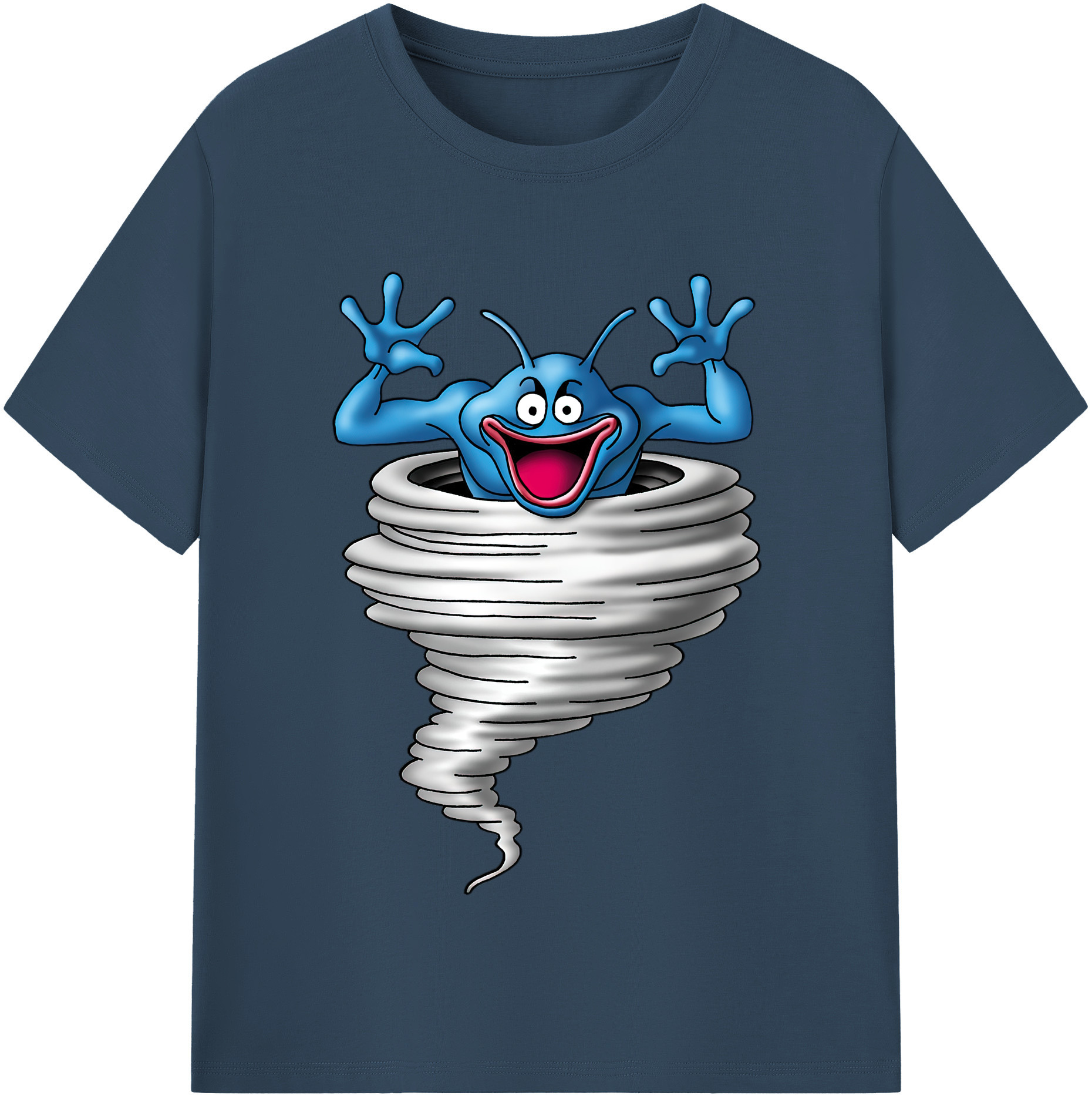 （画像用） ドラゴンクエスト Doragon Kuesuto Dragon Quest 綿100％半袖Tシャツ（フロントプリント）
