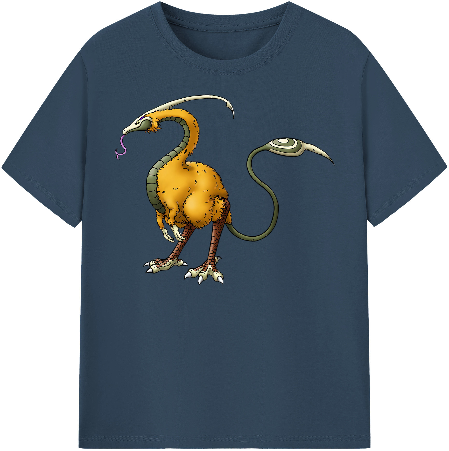 （画像用） ドラゴンクエスト Doragon Kuesuto Dragon Quest 綿100％半袖Tシャツ（フロントプリント）