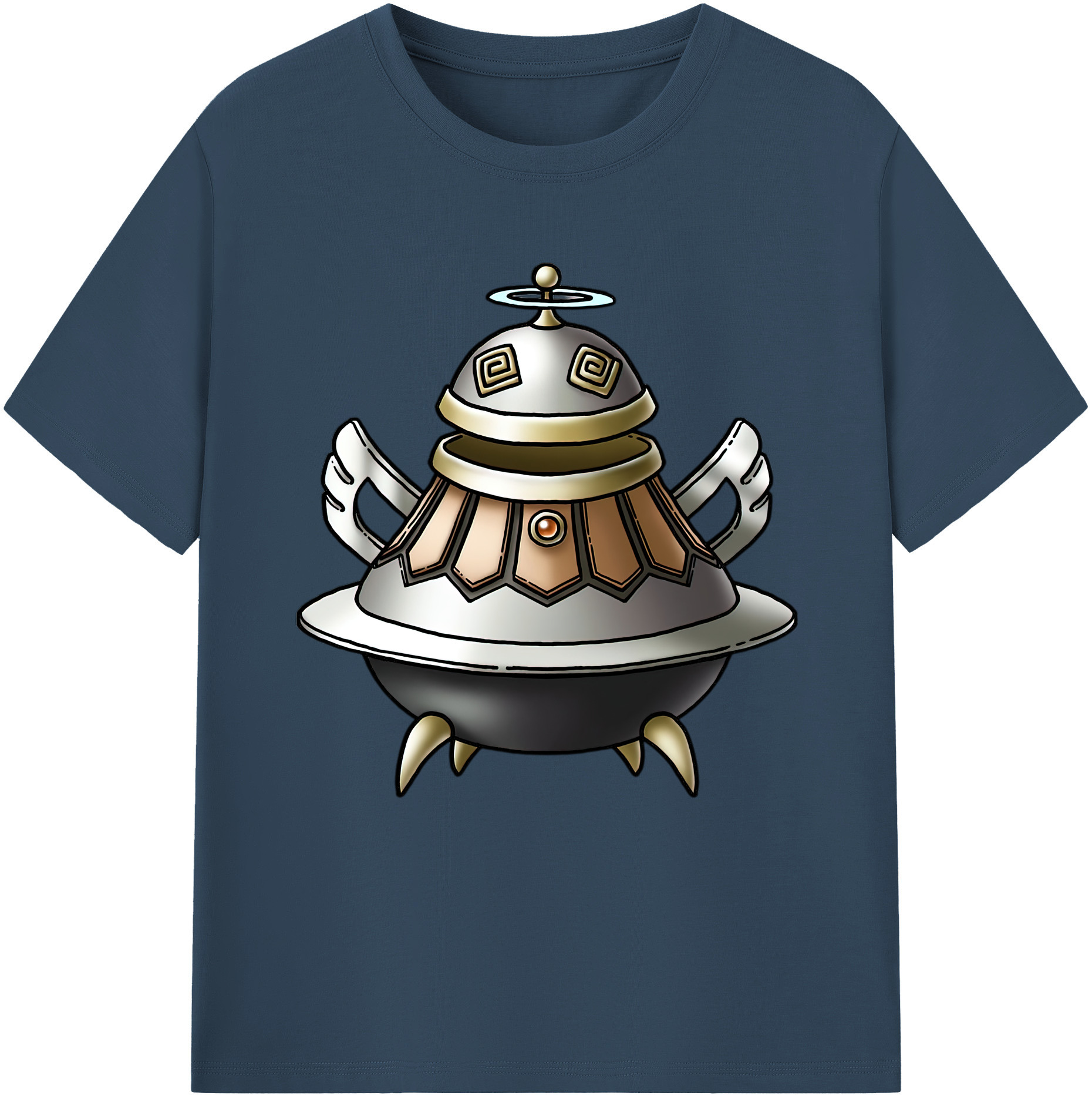 （画像用） ドラゴンクエスト Doragon Kuesuto Dragon Quest 綿100％半袖Tシャツ（フロントプリント）