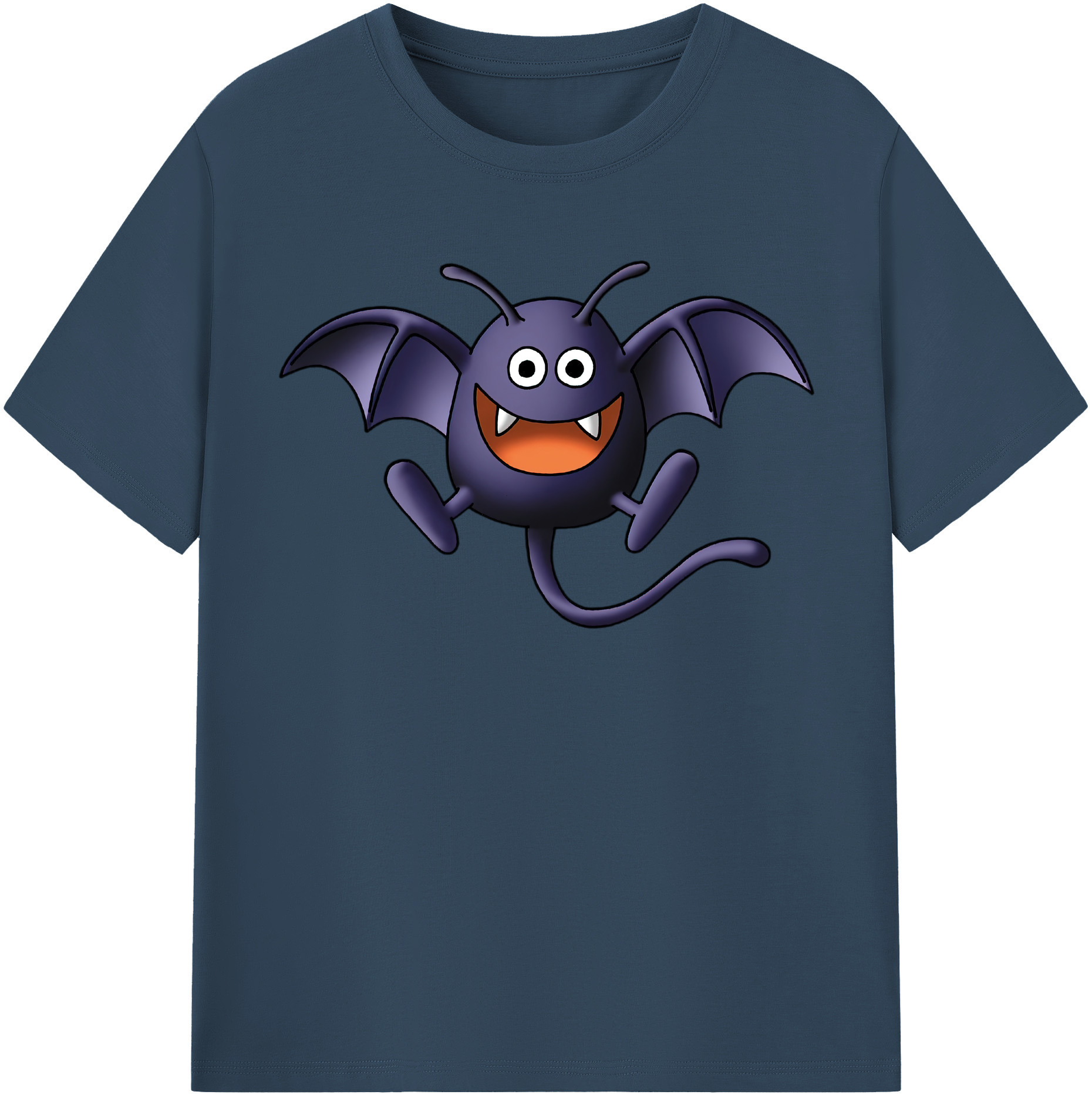 （画像用） ドラゴンクエスト Doragon Kuesuto Dragon Quest 綿100％半袖Tシャツ（フロントプリント）