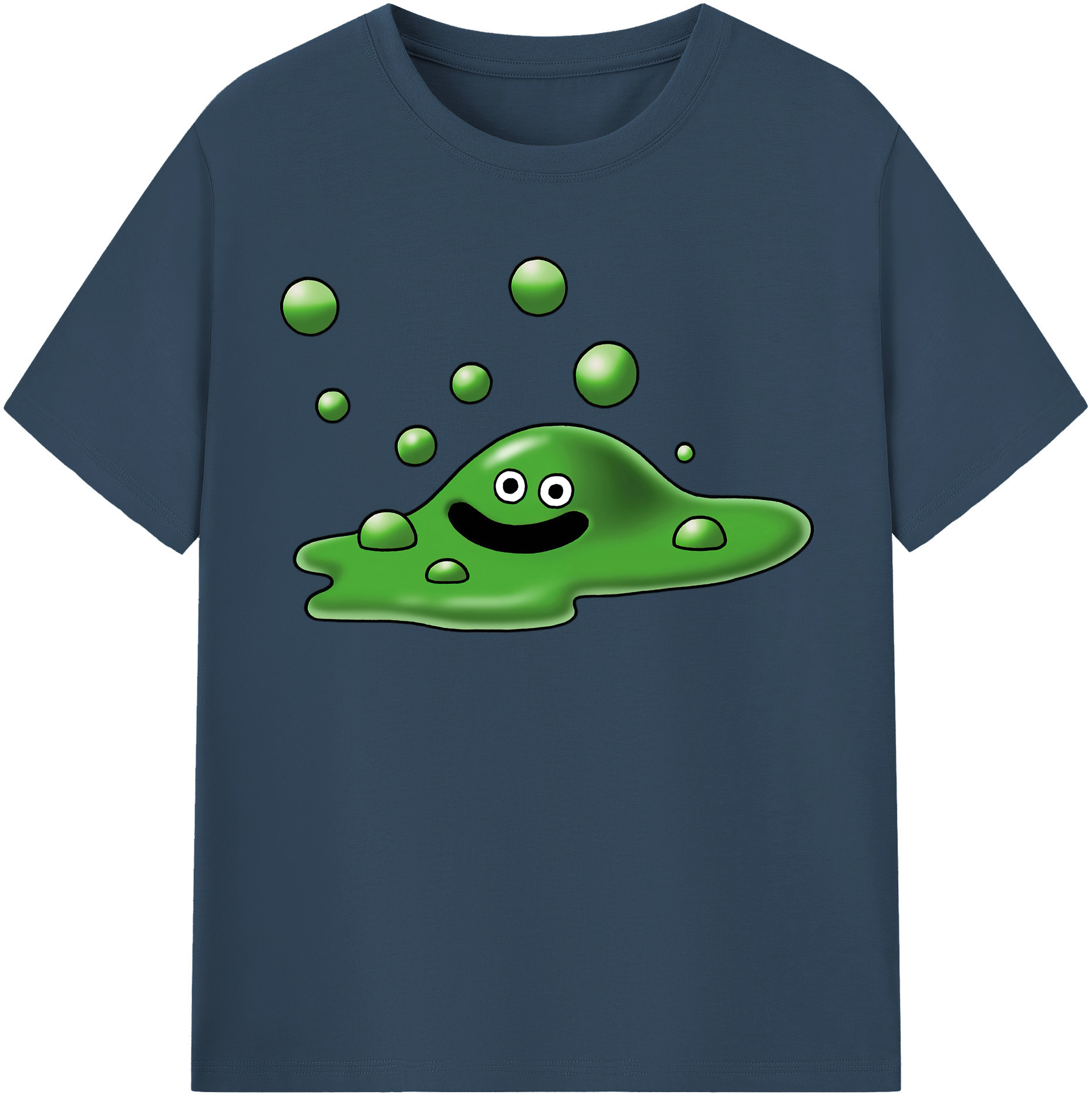 （画像用） ドラゴンクエスト Doragon Kuesuto Dragon Quest 綿100％半袖Tシャツ（フロントプリント）
