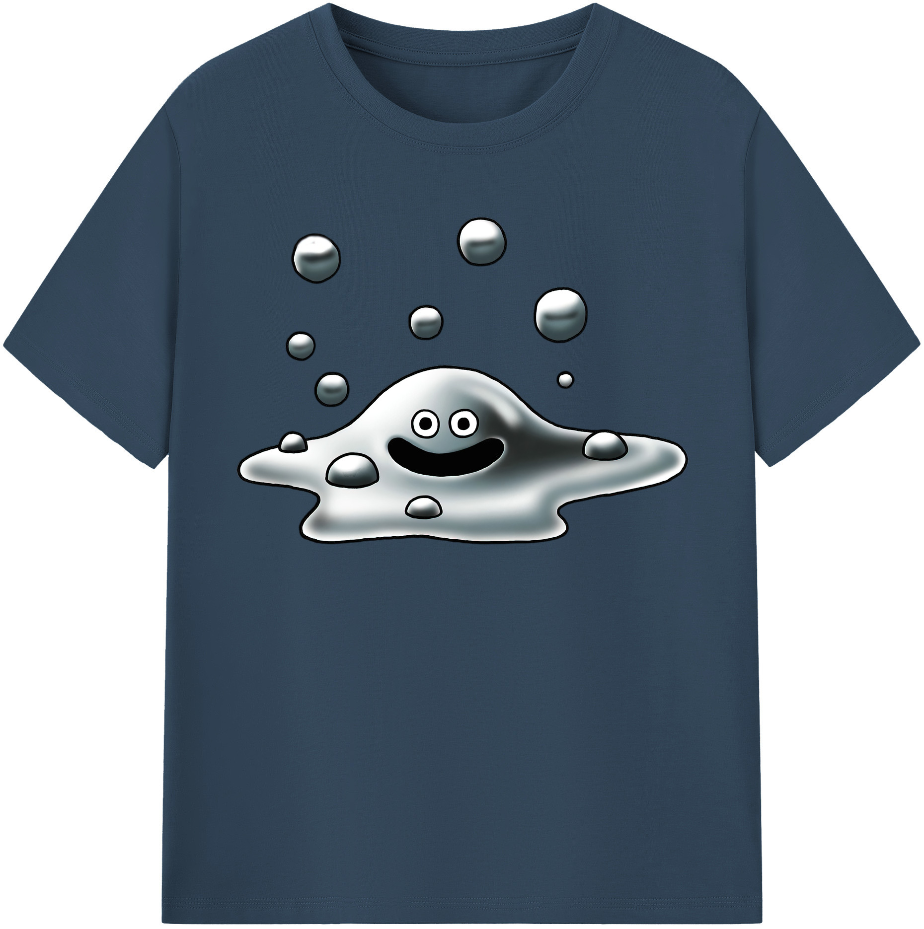 （画像用） ドラゴンクエスト Doragon Kuesuto Dragon Quest 綿100％半袖Tシャツ（フロントプリント）