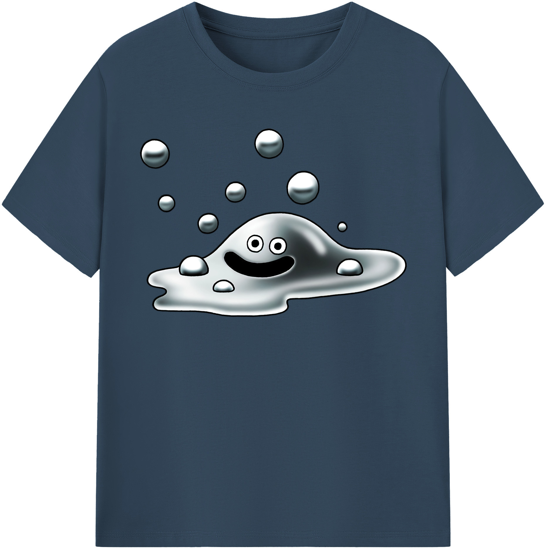 （画像用） ドラゴンクエスト Doragon Kuesuto Dragon Quest 綿100％半袖Tシャツ（フロントプリント）