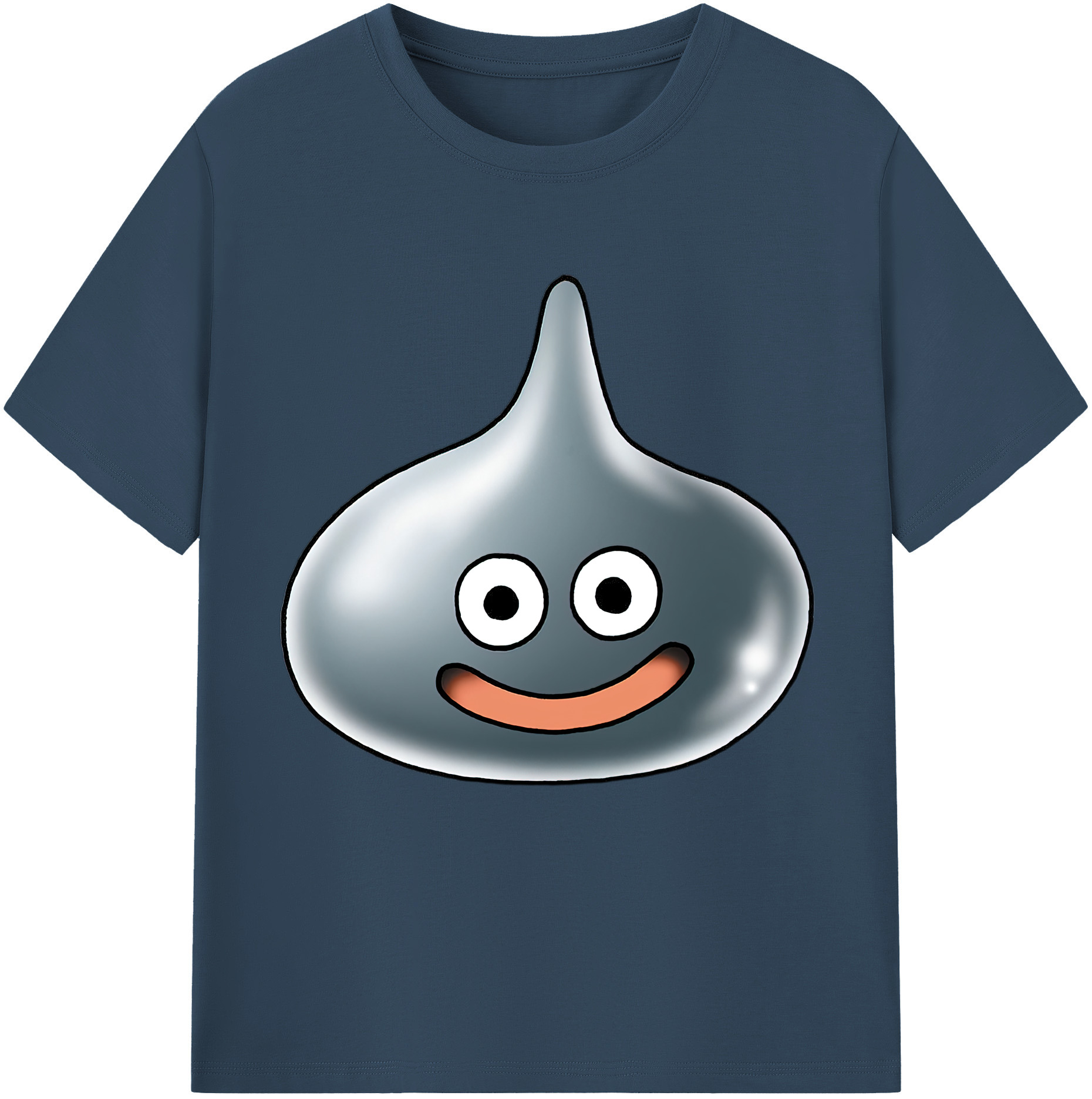（画像用） ドラゴンクエスト Doragon Kuesuto Dragon Quest 綿100％半袖Tシャツ（フロントプリント）