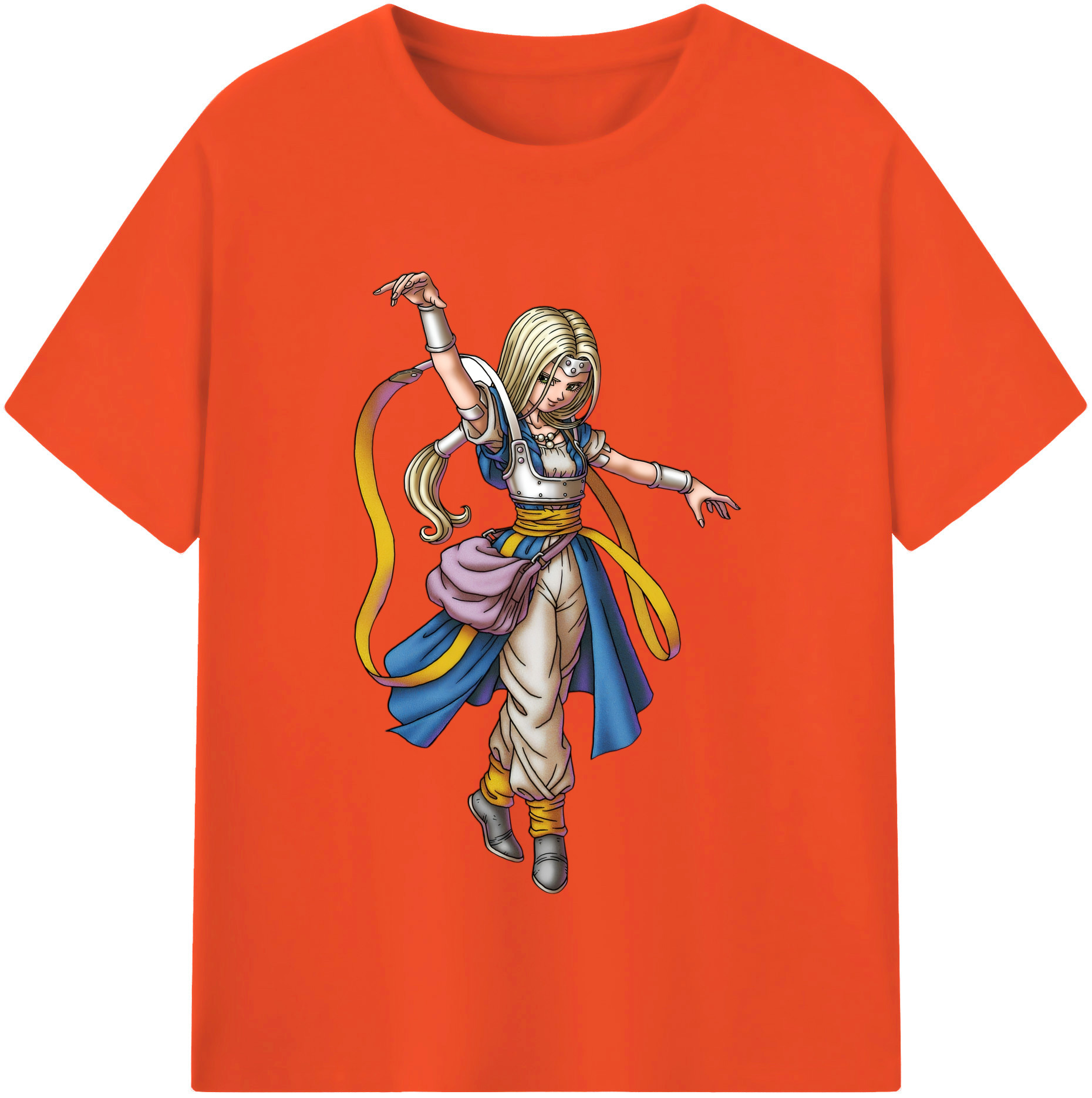 （画像用） ドラゴンクエスト Doragon Kuesuto Dragon Quest 綿100％半袖Tシャツ（フロントプリント）