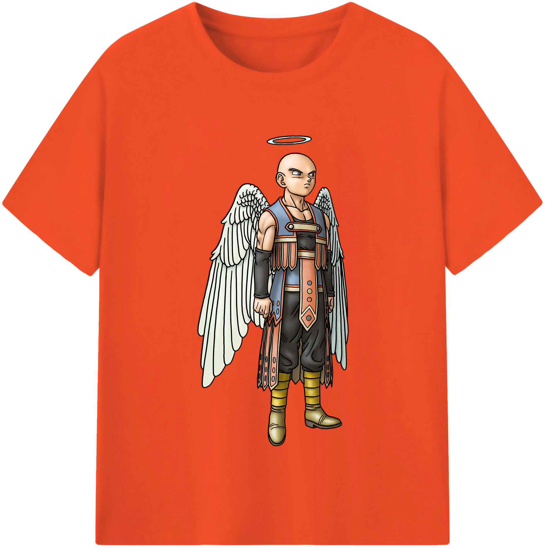 （画像用） ドラゴンクエスト Doragon Kuesuto Dragon Quest 綿100％半袖Tシャツ（フロントプリント）