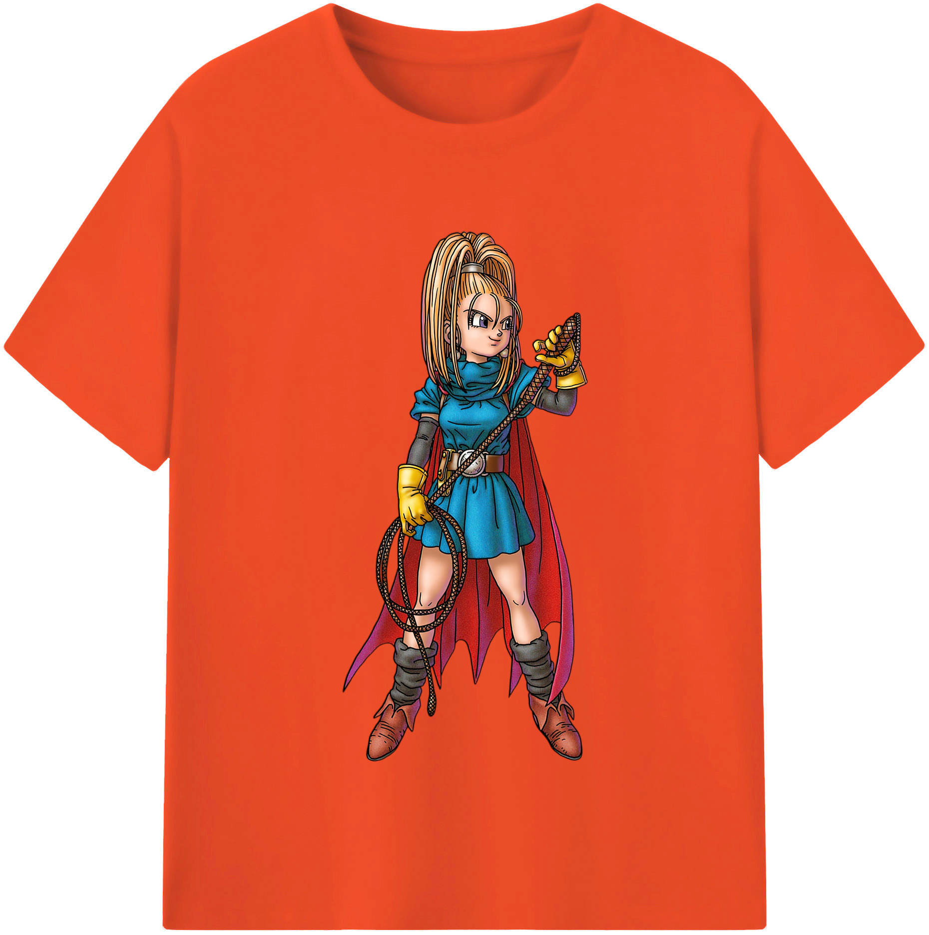 （画像用） ドラゴンクエスト Doragon Kuesuto Dragon Quest 綿100％半袖Tシャツ（フロントプリント）