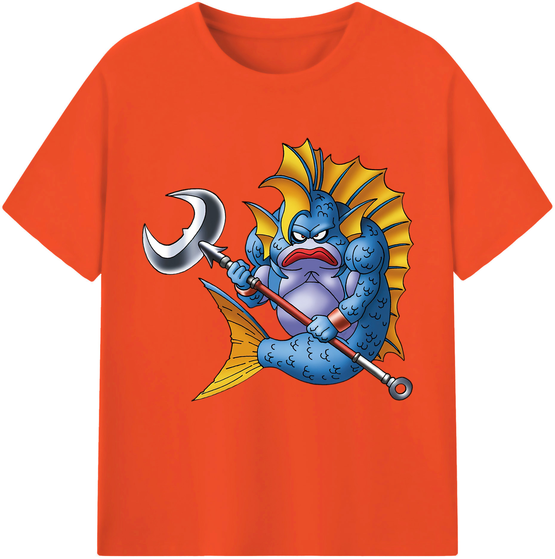 （画像用） ドラゴンクエスト Doragon Kuesuto Dragon Quest 綿100％半袖Tシャツ（フロントプリント）