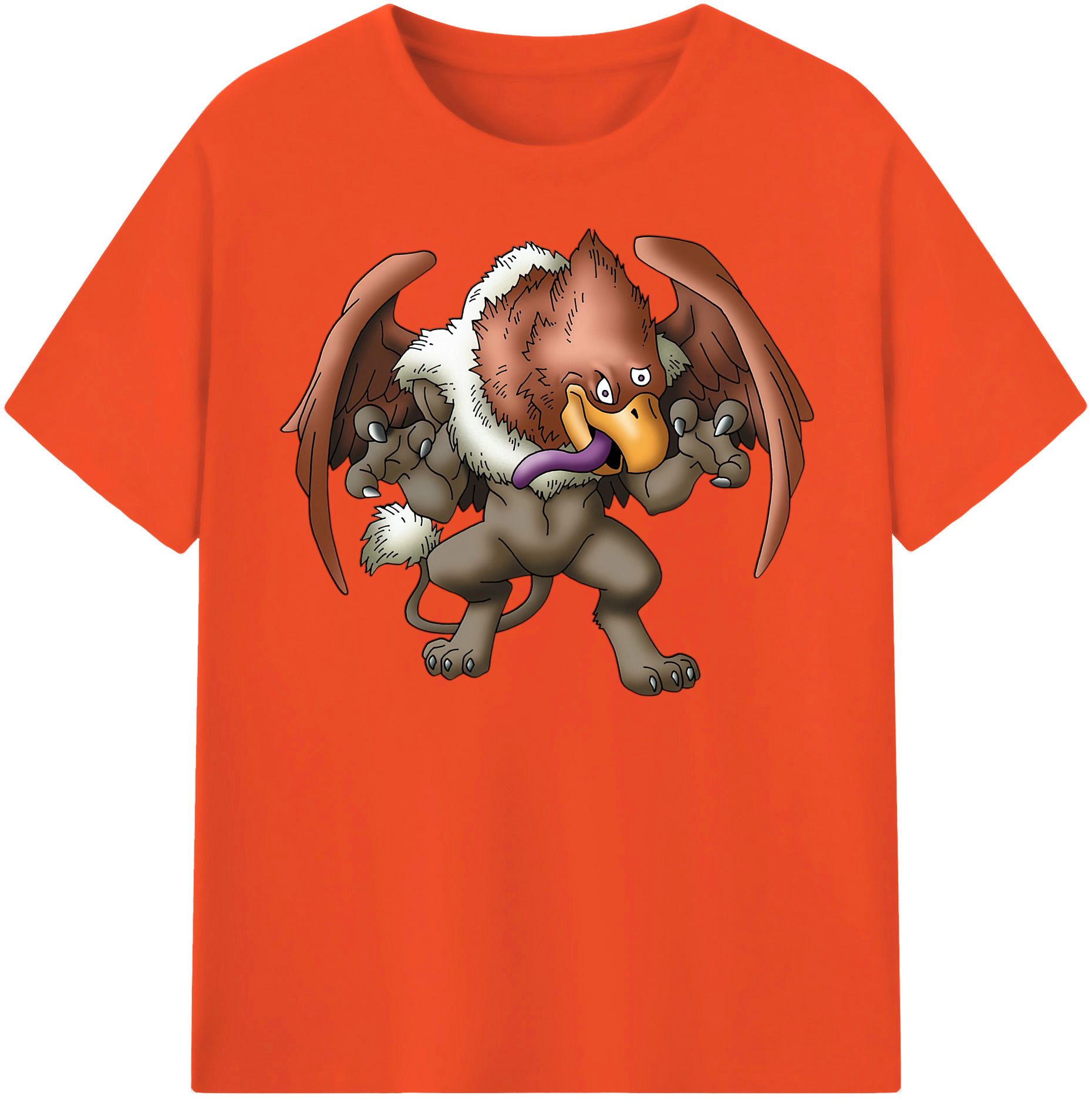 （画像用） ドラゴンクエスト Doragon Kuesuto Dragon Quest 綿100％半袖Tシャツ（フロントプリント）